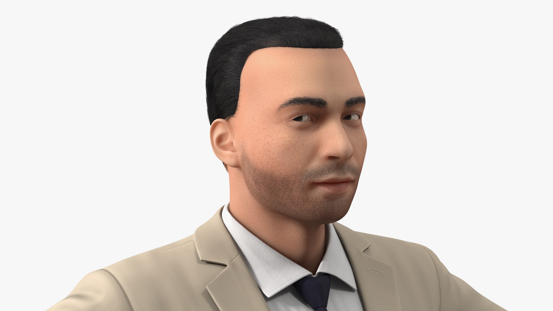 3D Businessman Rigged model
