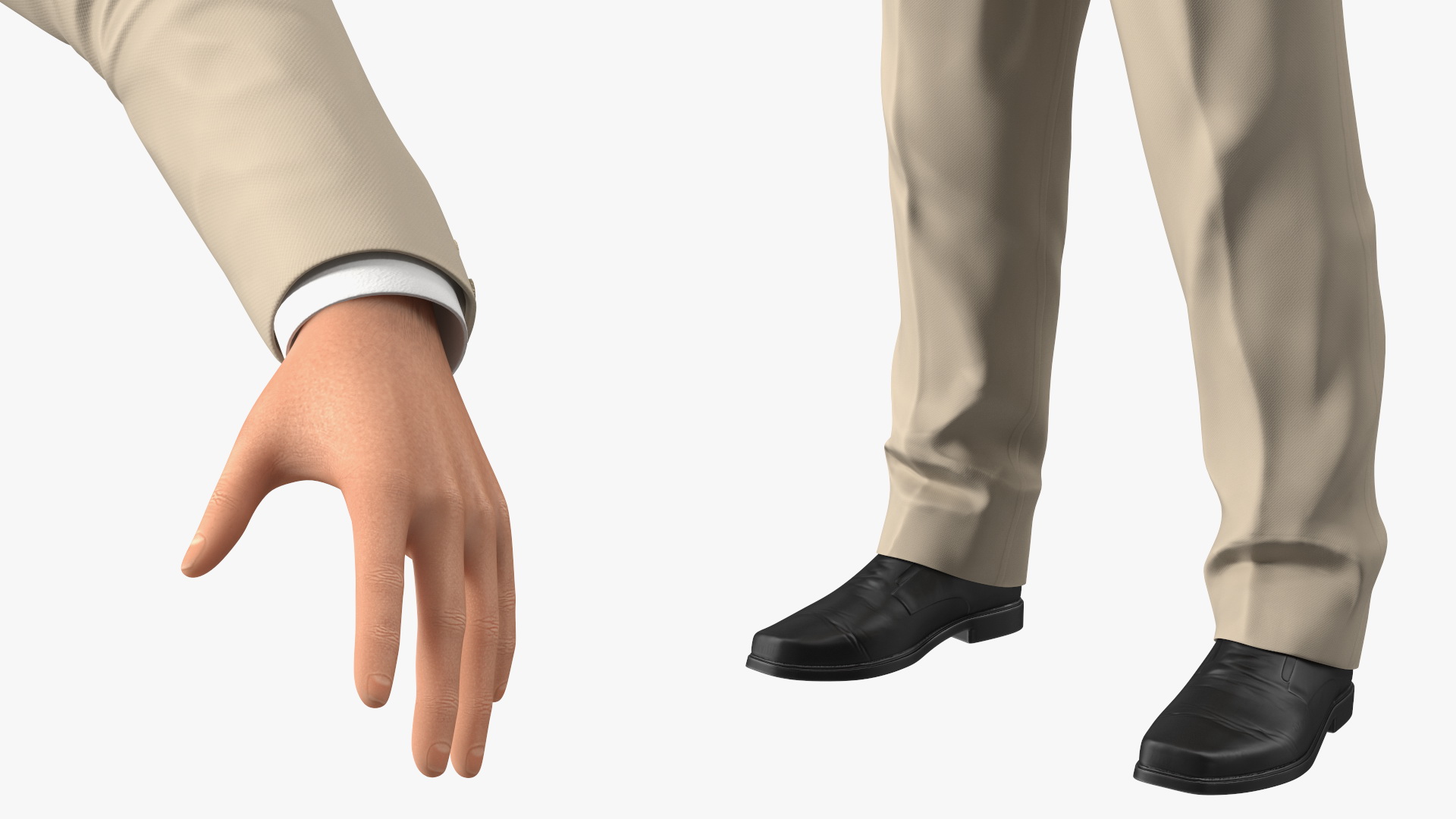 3D Businessman Rigged model