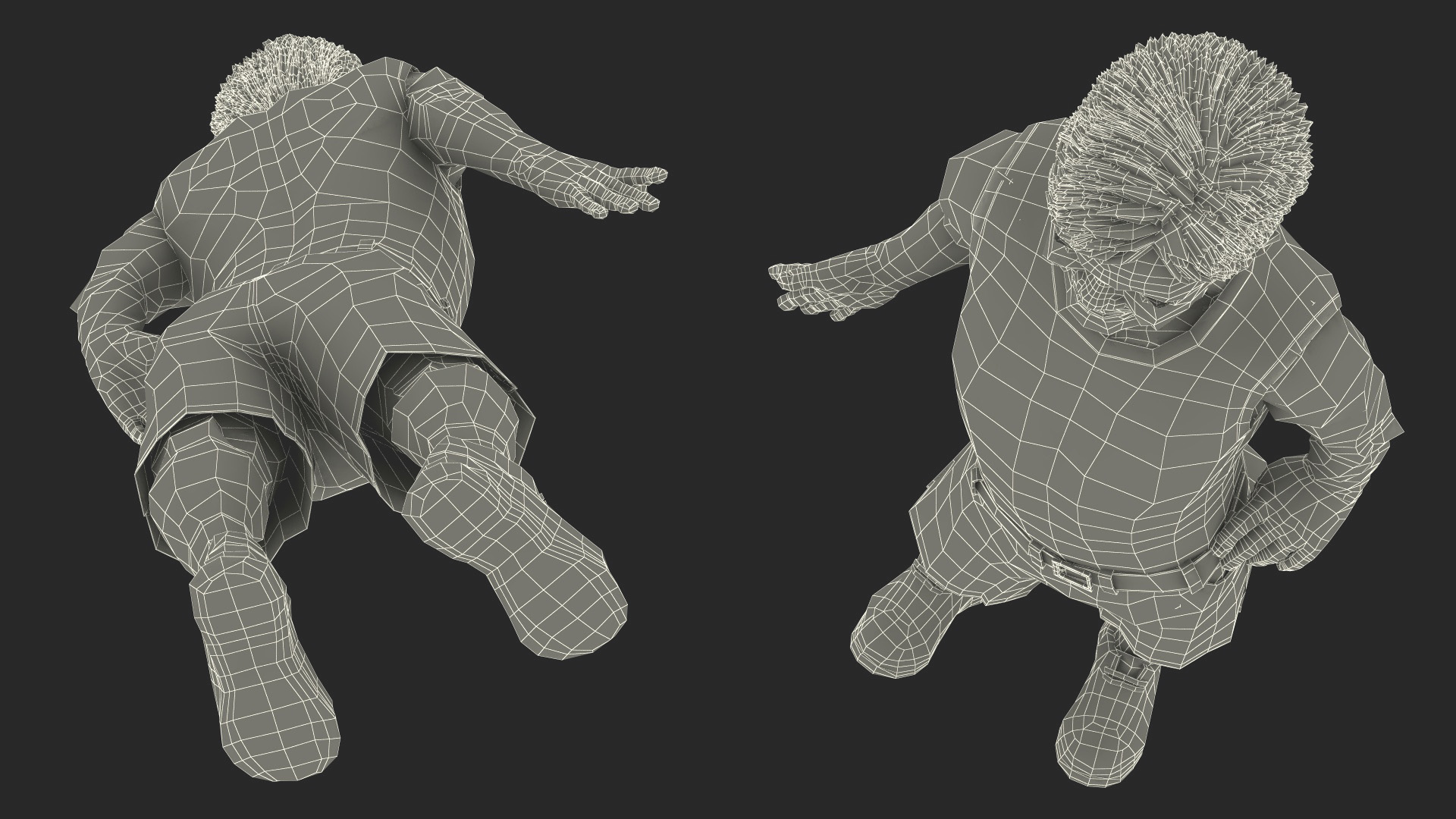 3D Happy Dwarf Man Summer Style model
