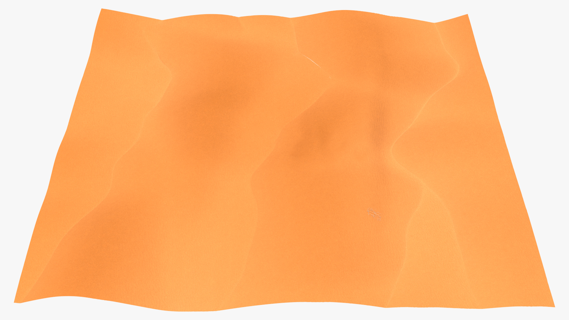 3D Arab Man with Camel on Desert Fur model