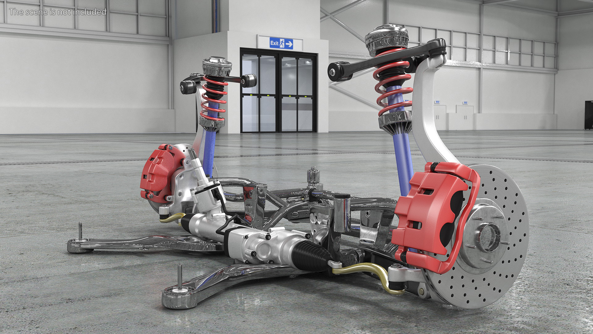 3D Car Suspension System