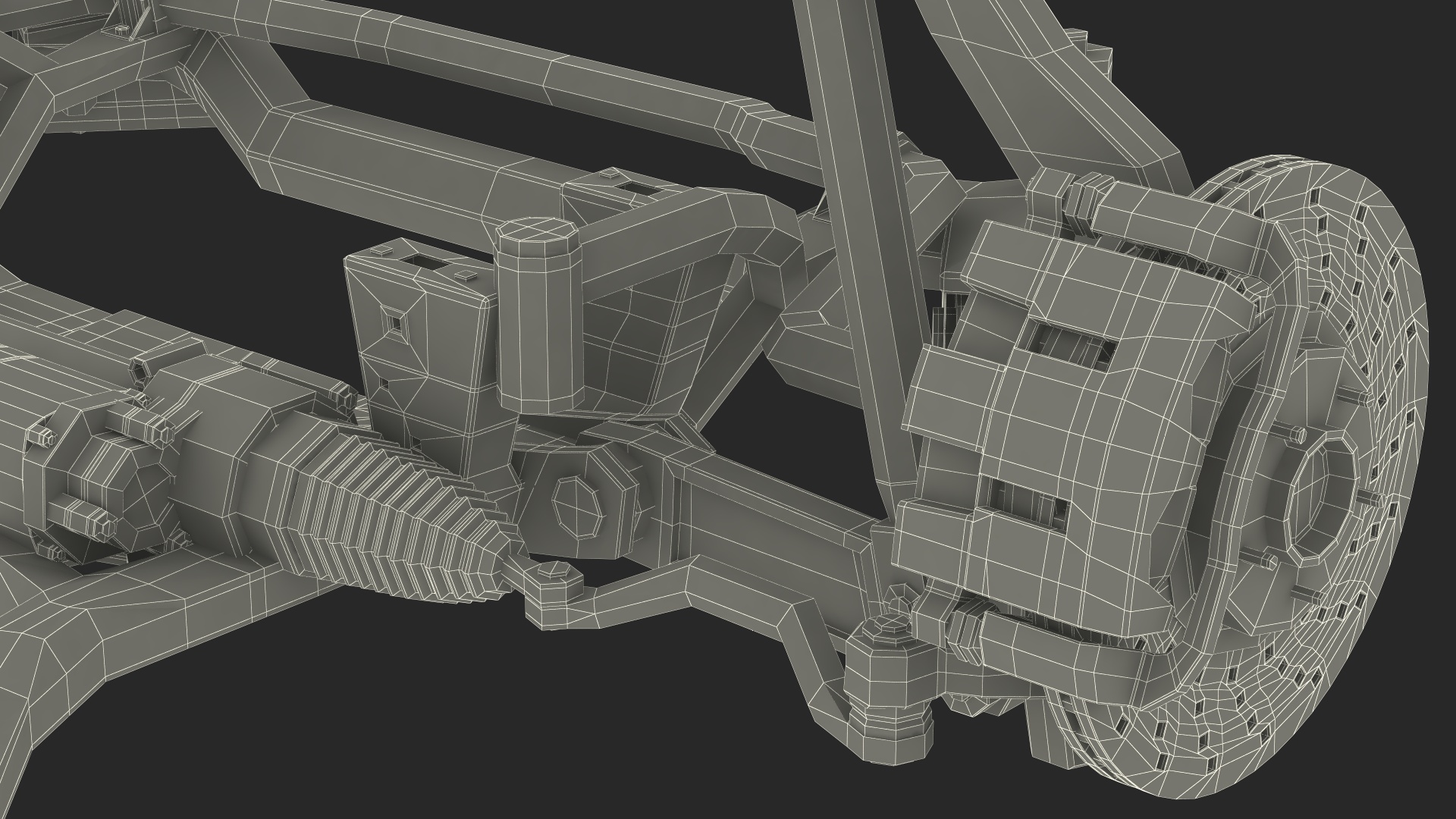 3D Car Suspension System
