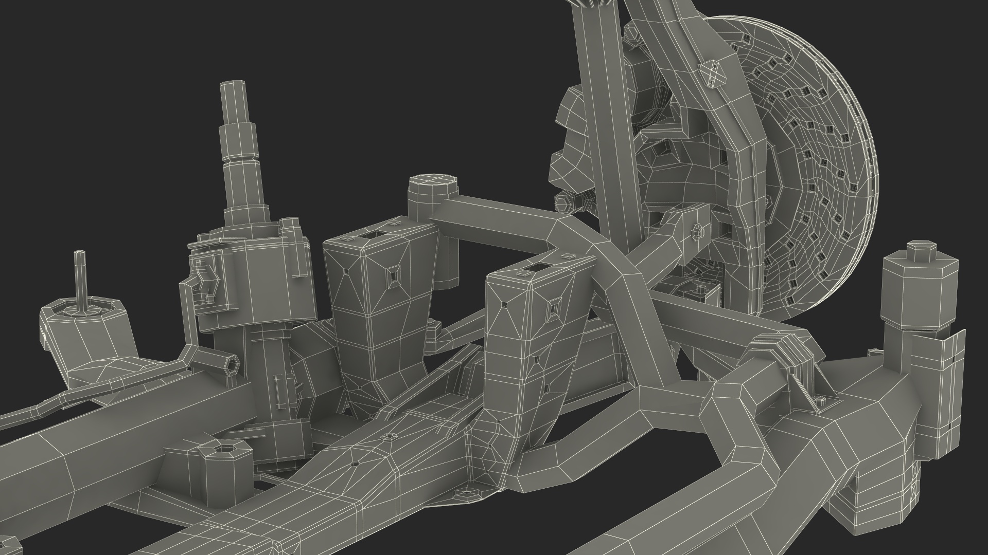 3D Car Suspension System