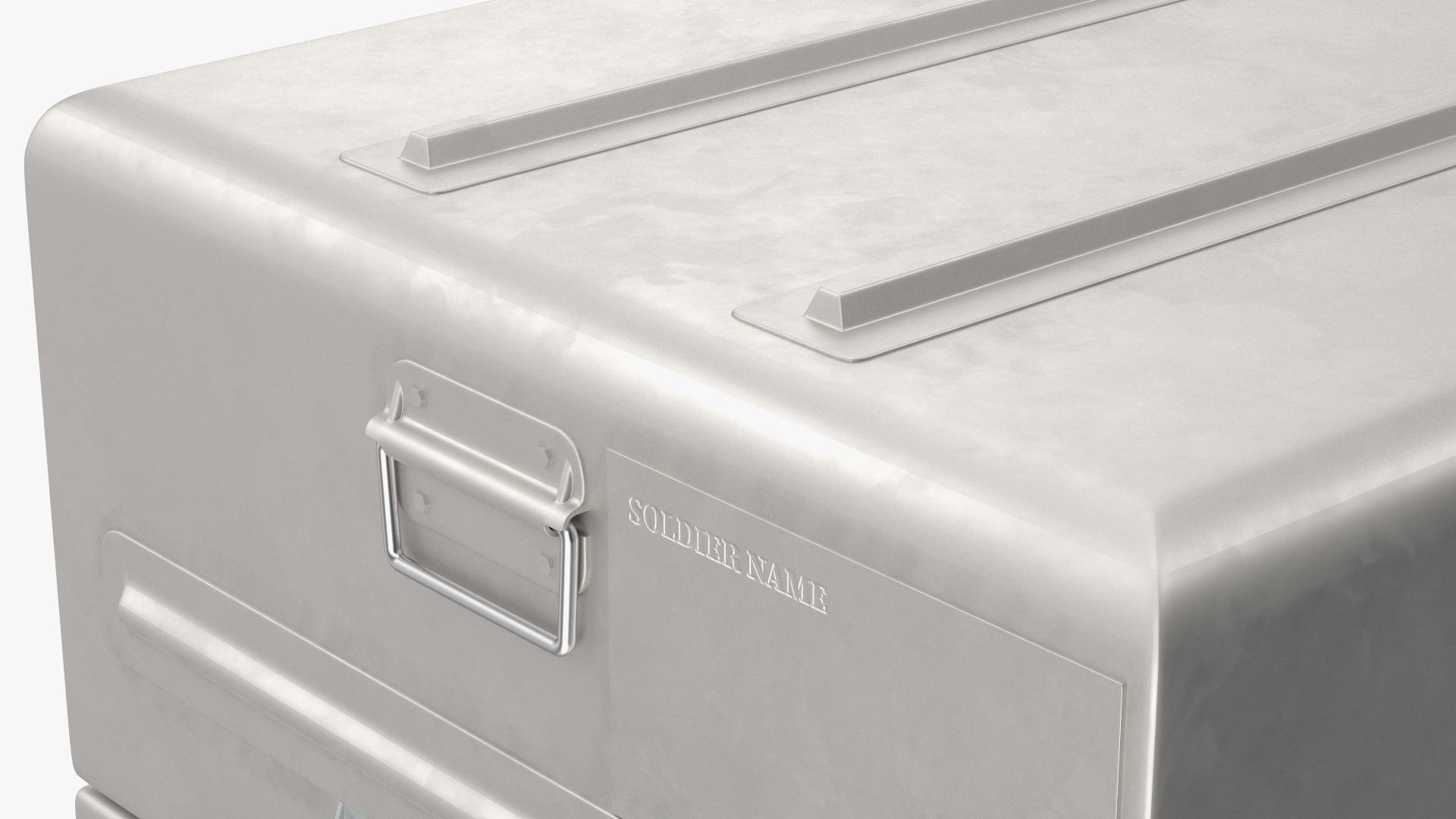 3D Military Funeral Casket model