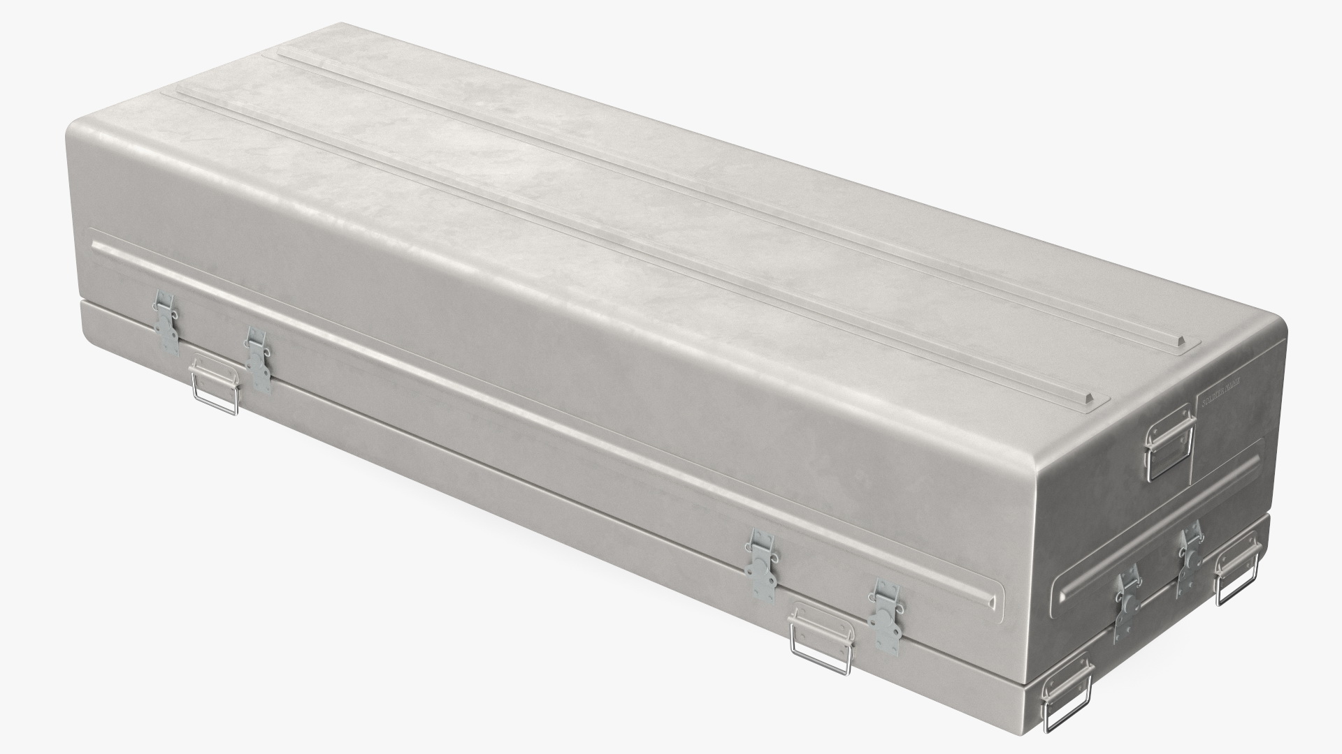 3D Military Funeral Casket model