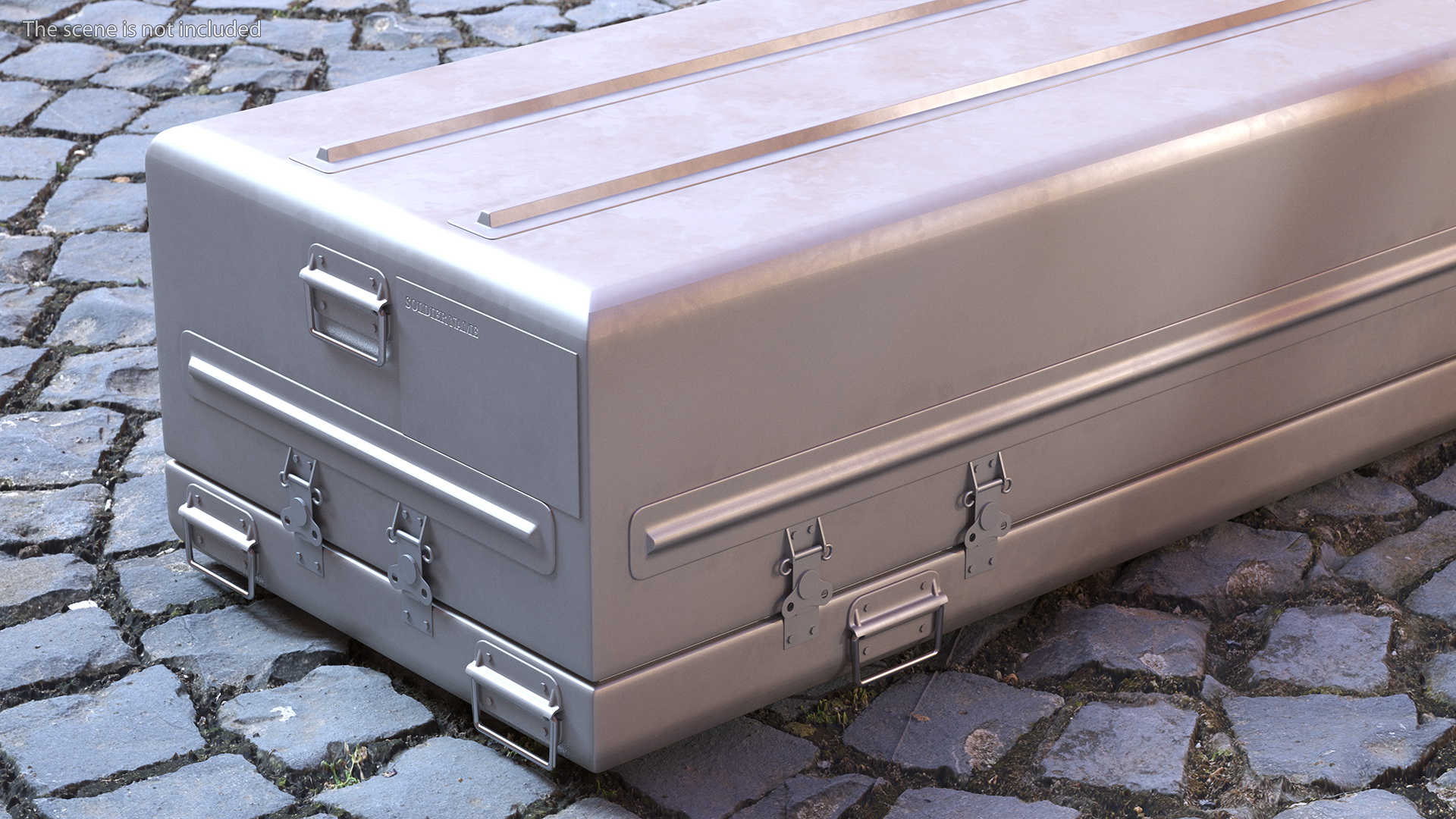 3D Military Funeral Casket model