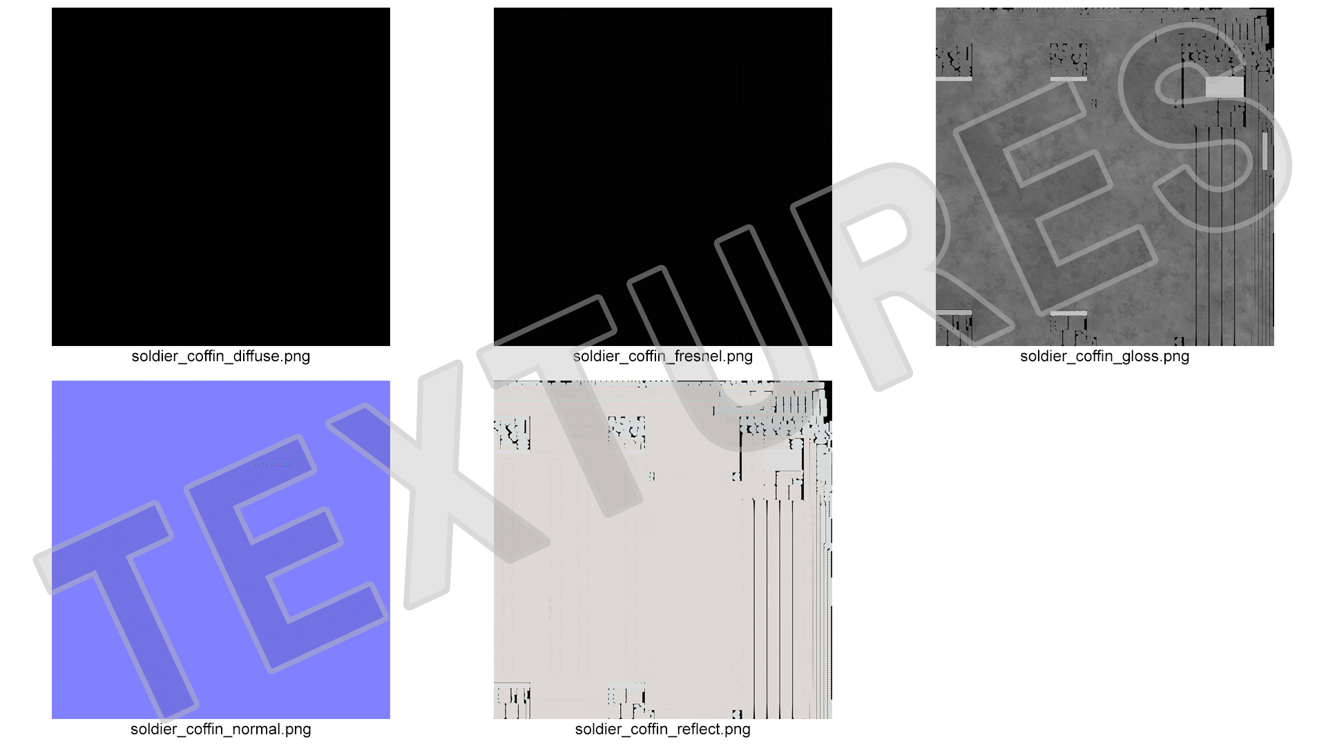 3D Military Funeral Casket model