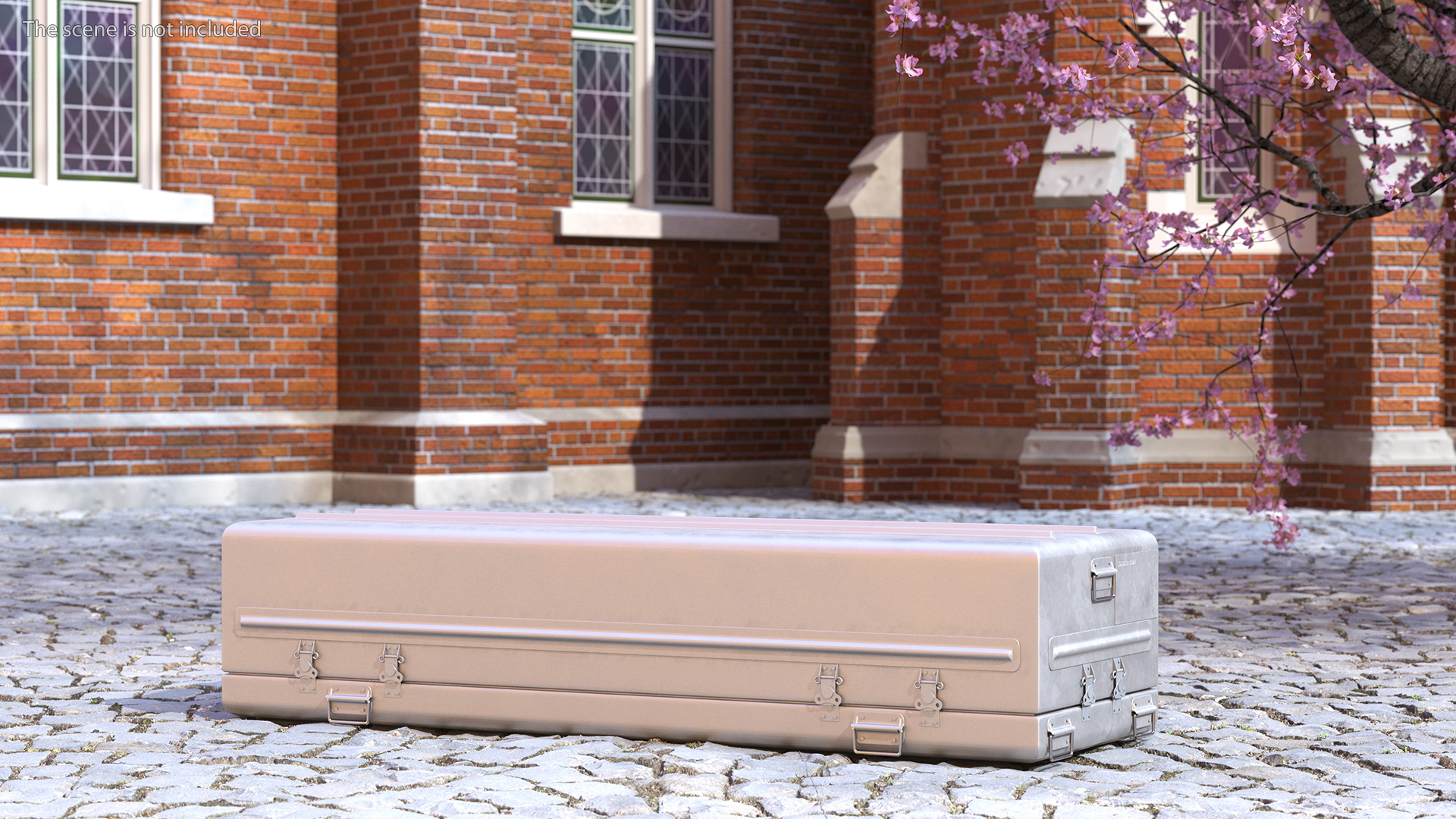 3D Military Funeral Casket model