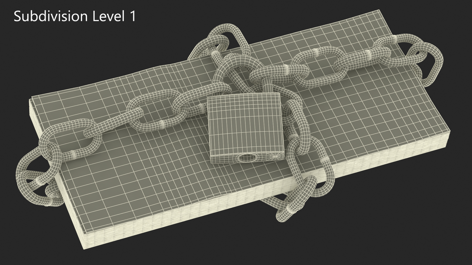 Wad of Won in Chain 3D model