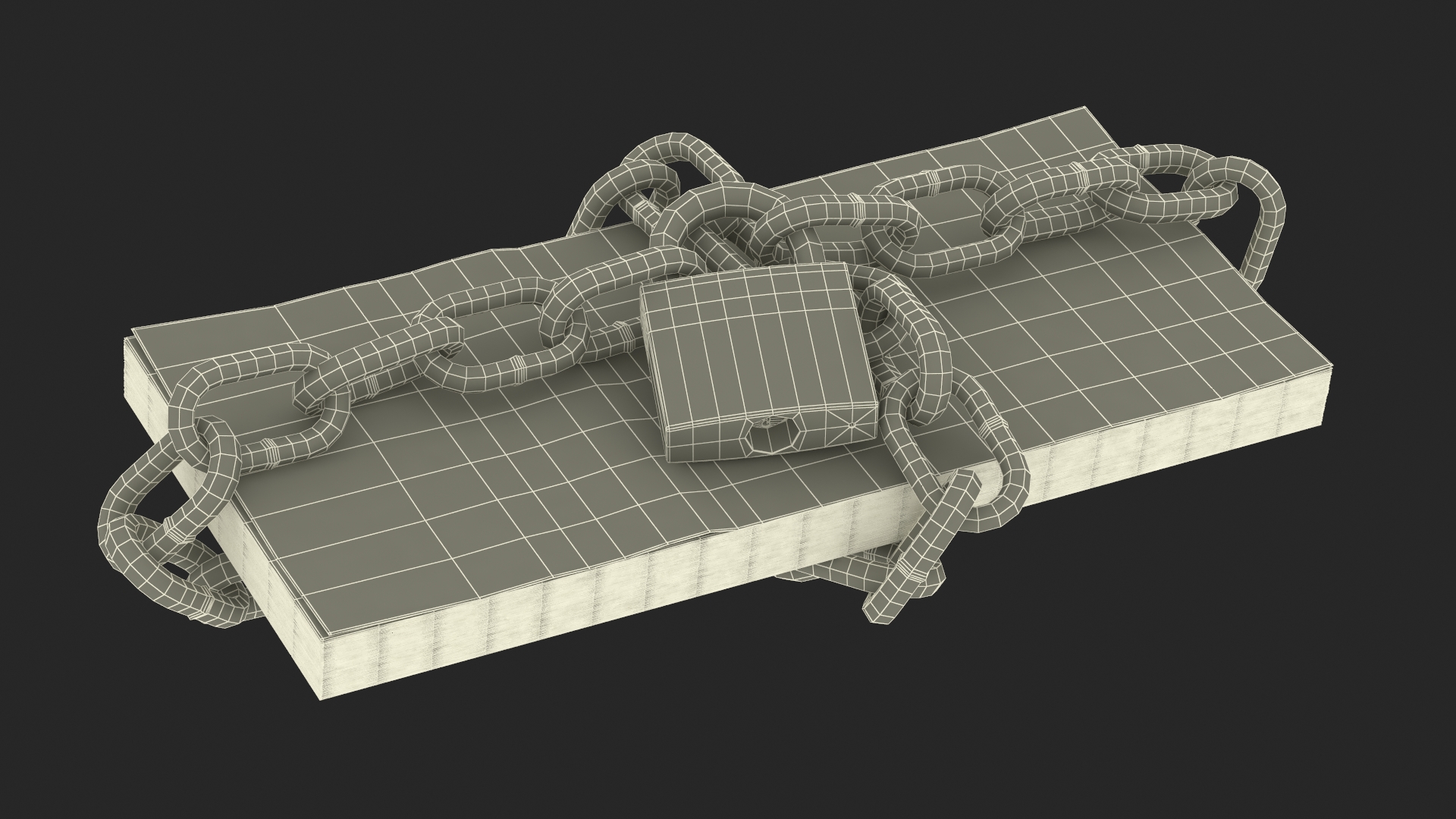 Wad of Won in Chain 3D model