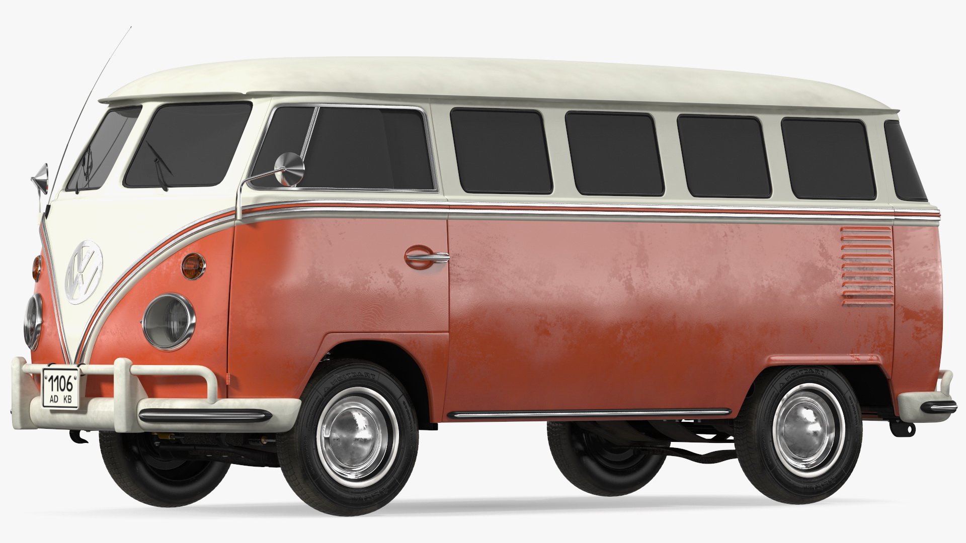 3D Volkswagen Type 2 Exterior Only