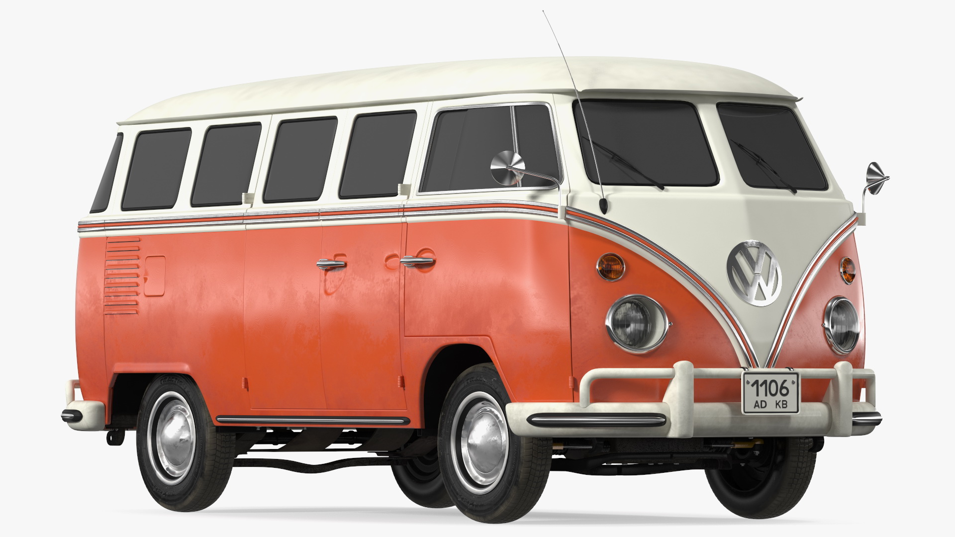 3D Volkswagen Type 2 Exterior Only