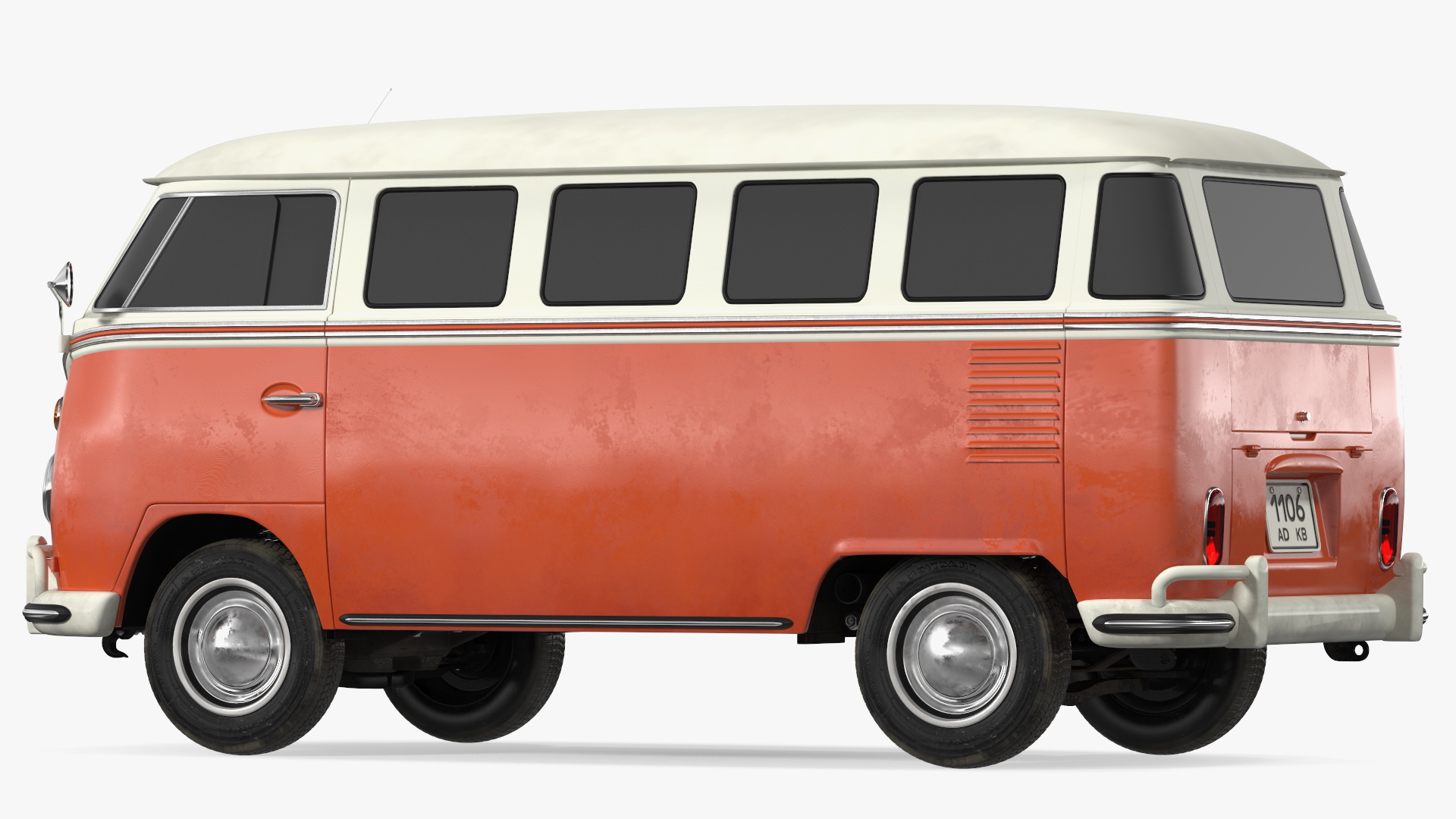 3D Volkswagen Type 2 Exterior Only