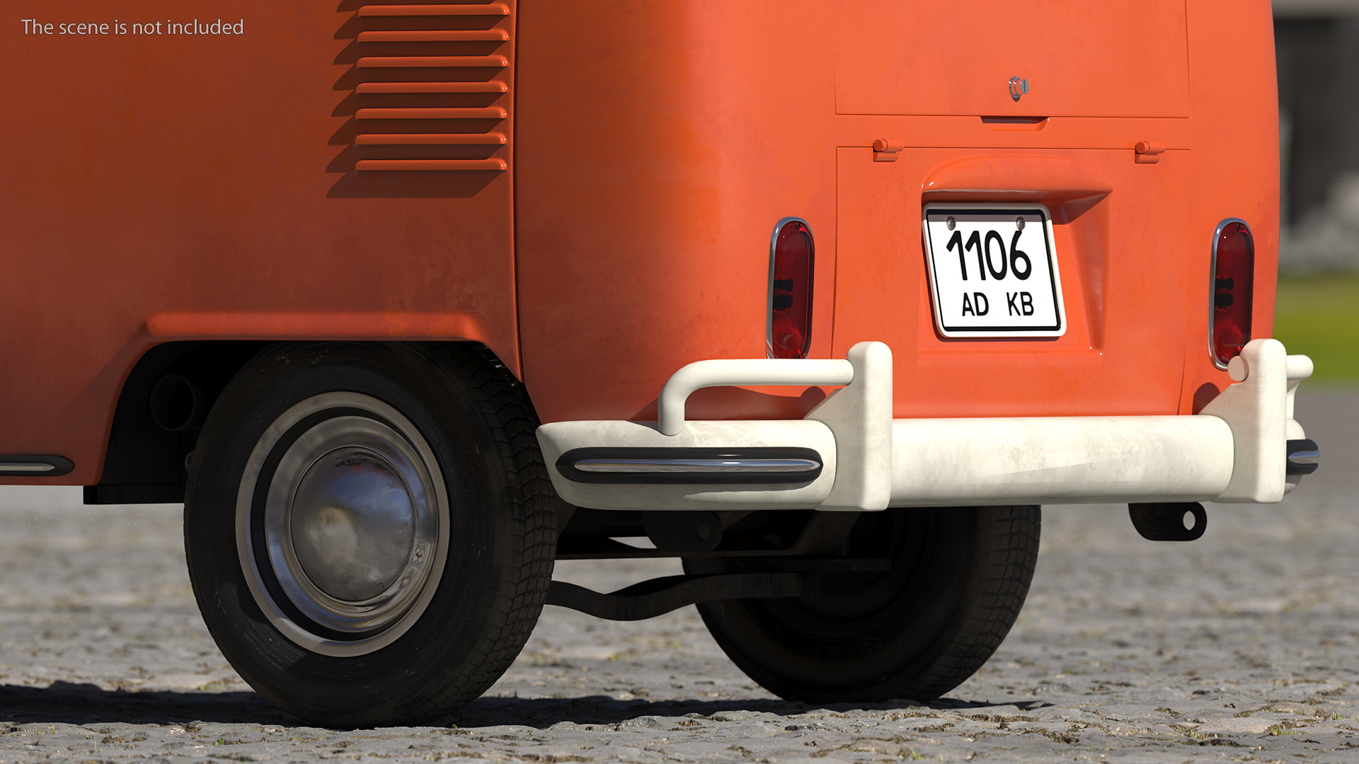 3D Volkswagen Type 2 Exterior Only