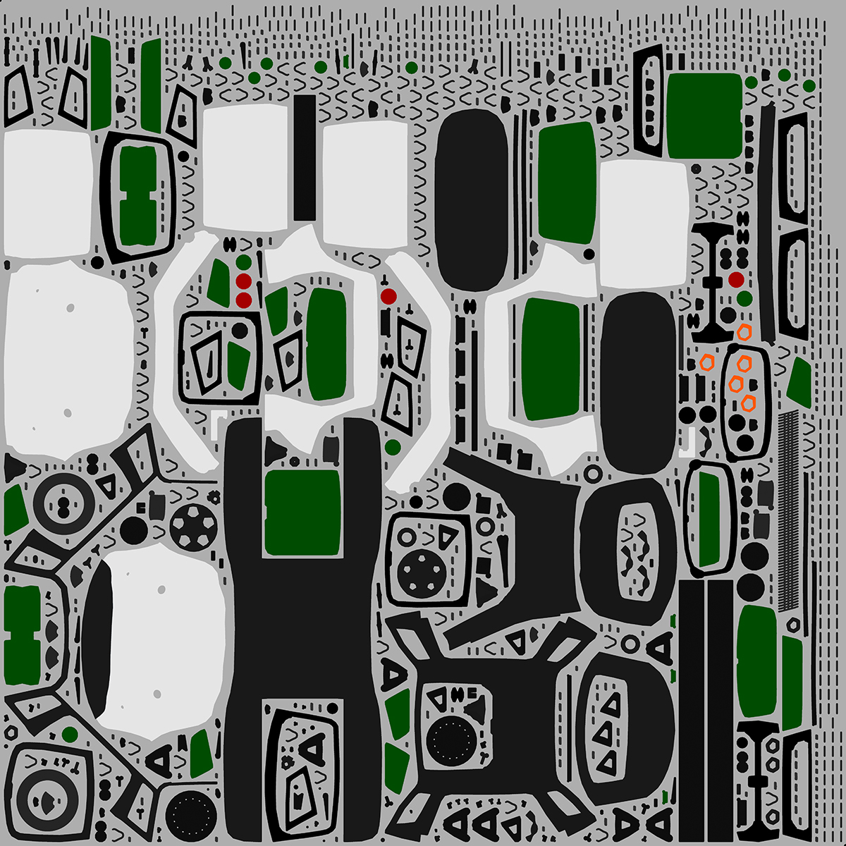 3D Urban Electric Car model