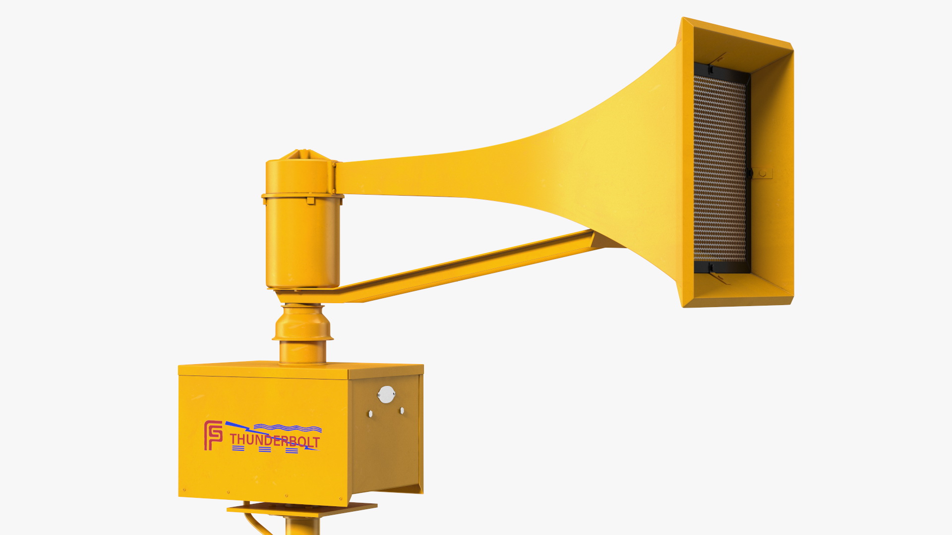 3D model Tornado Siren Orange