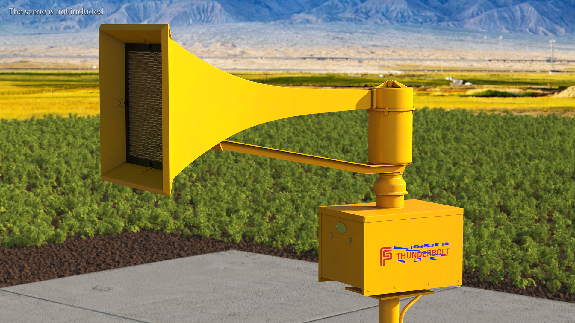 3D model Tornado Siren Orange