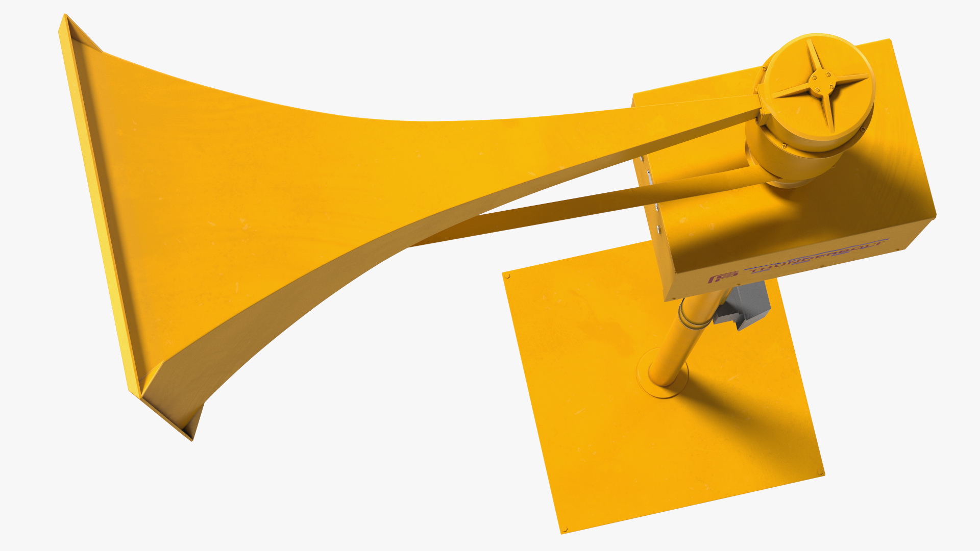 3D model Tornado Siren Orange