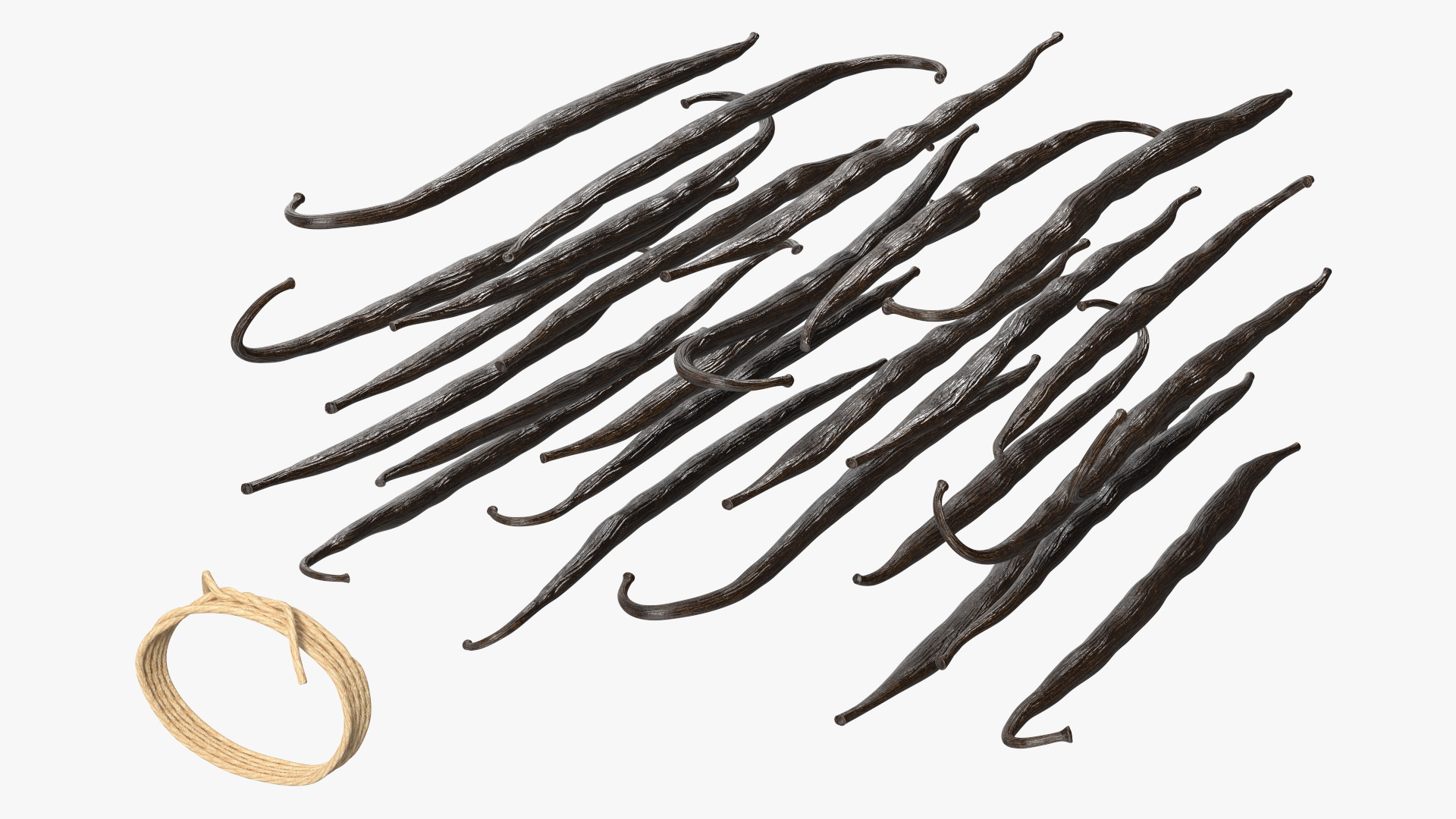 3D model Vanilla Sticks Bunch