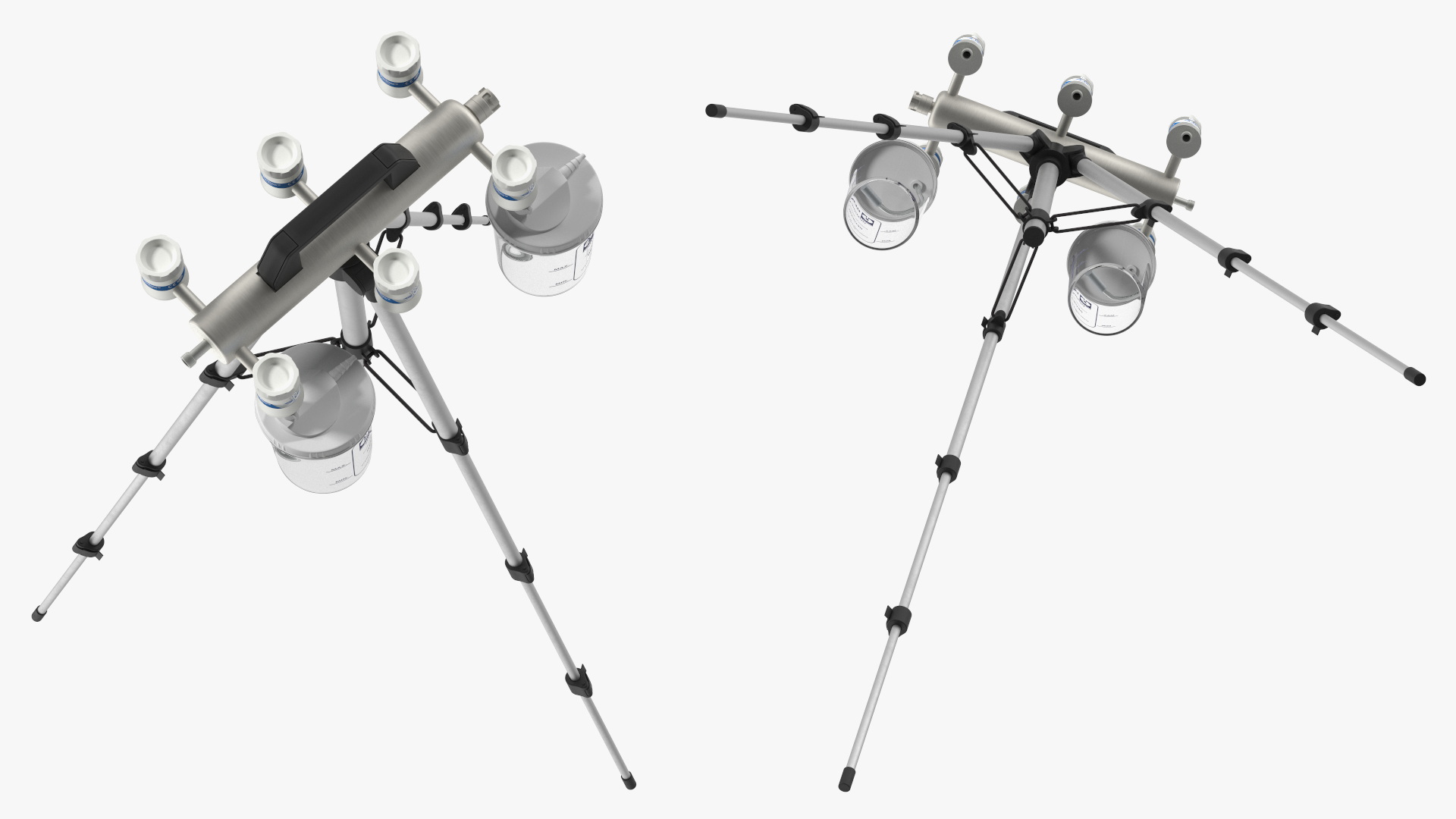 Oxygen Portable System for 6 Patients 3D