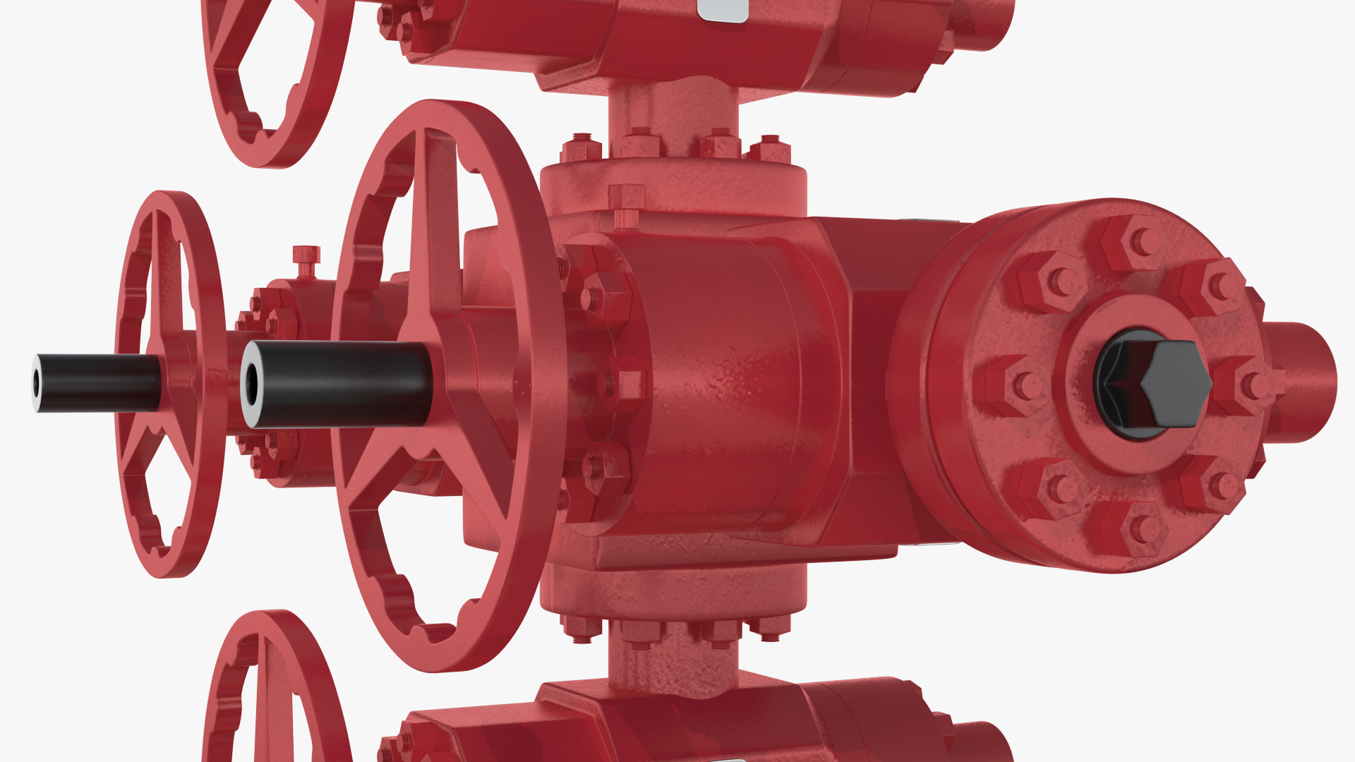 3D Oil Gas Wellhead