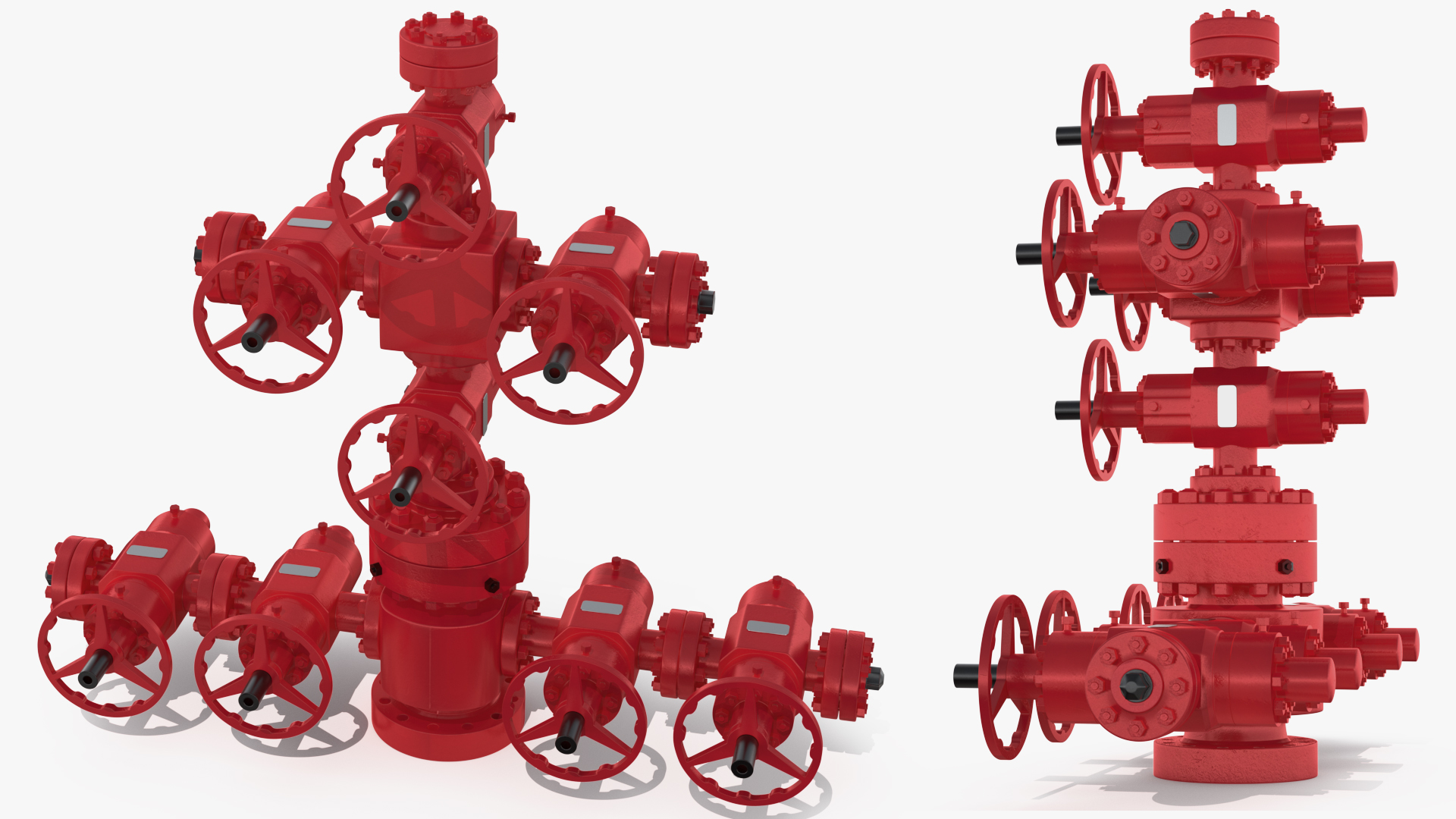 3D Oil Gas Wellhead
