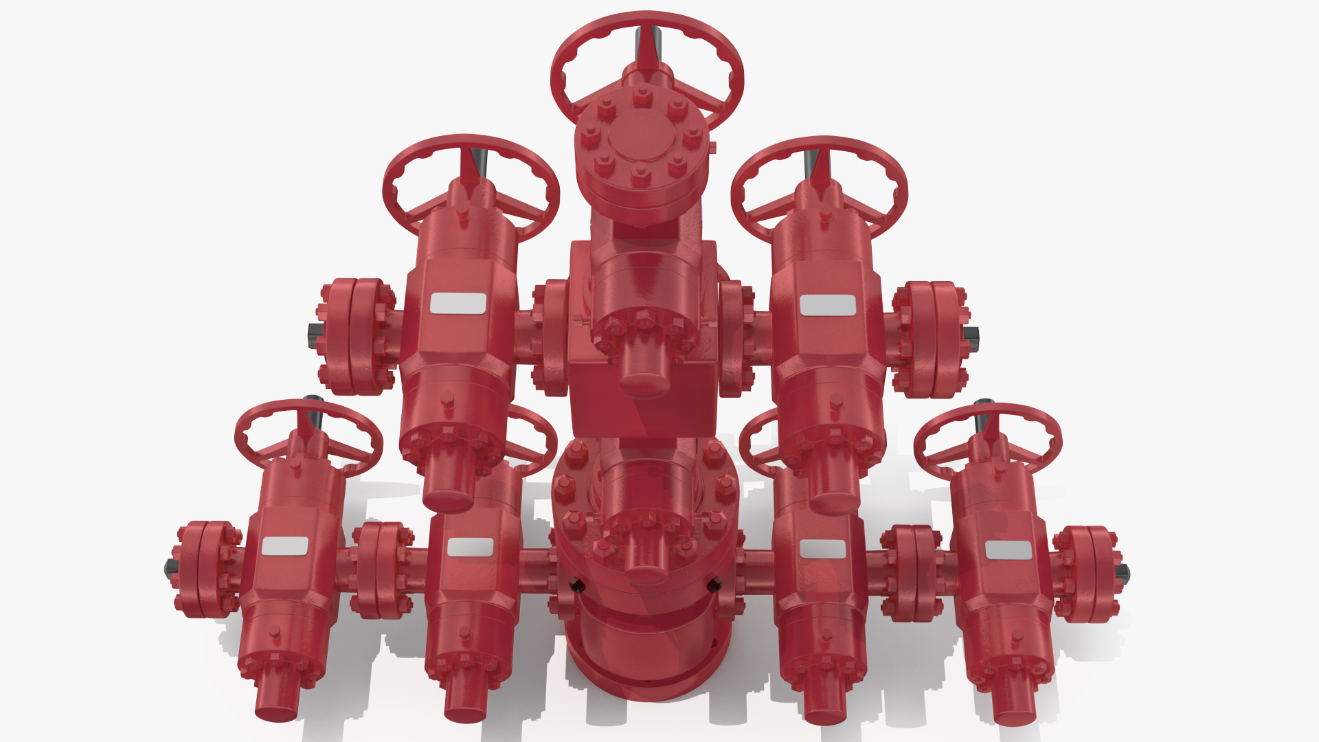 3D Oil Gas Wellhead