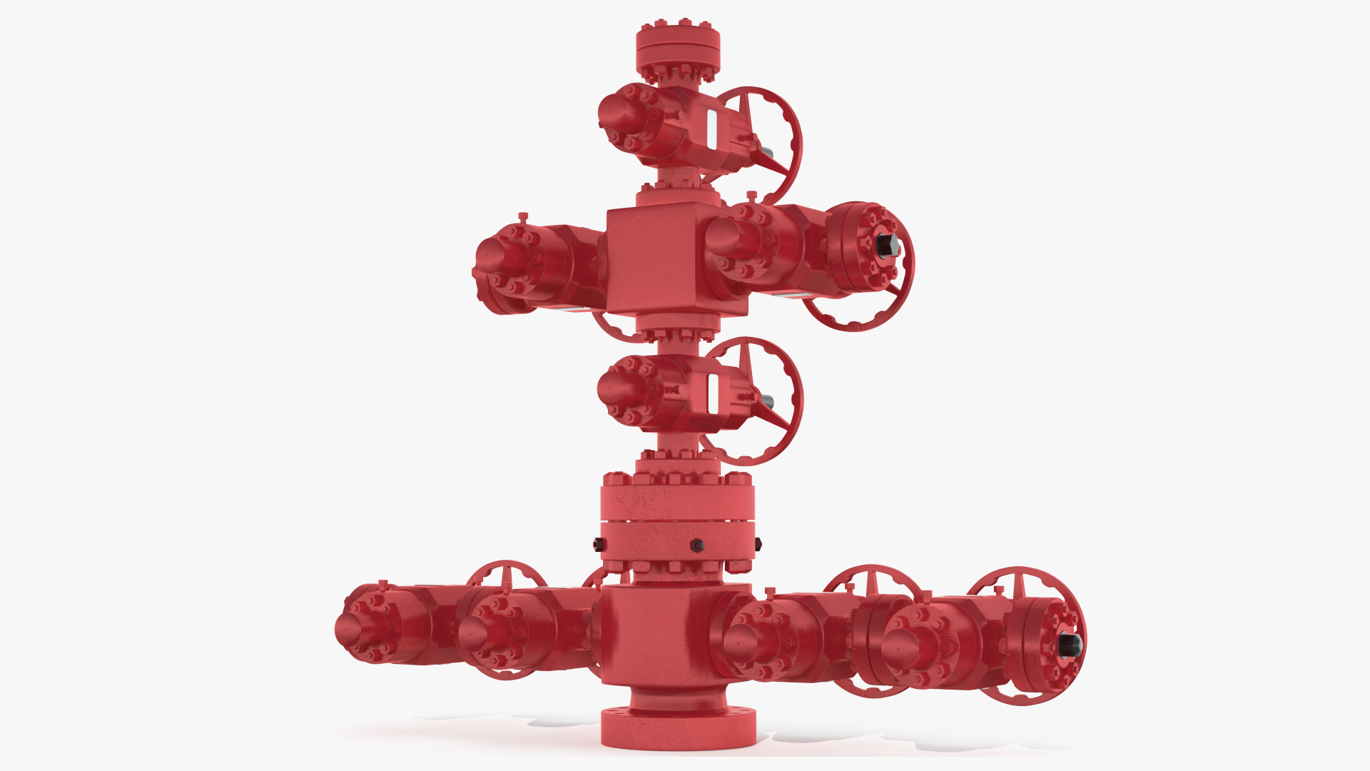 3D Oil Gas Wellhead