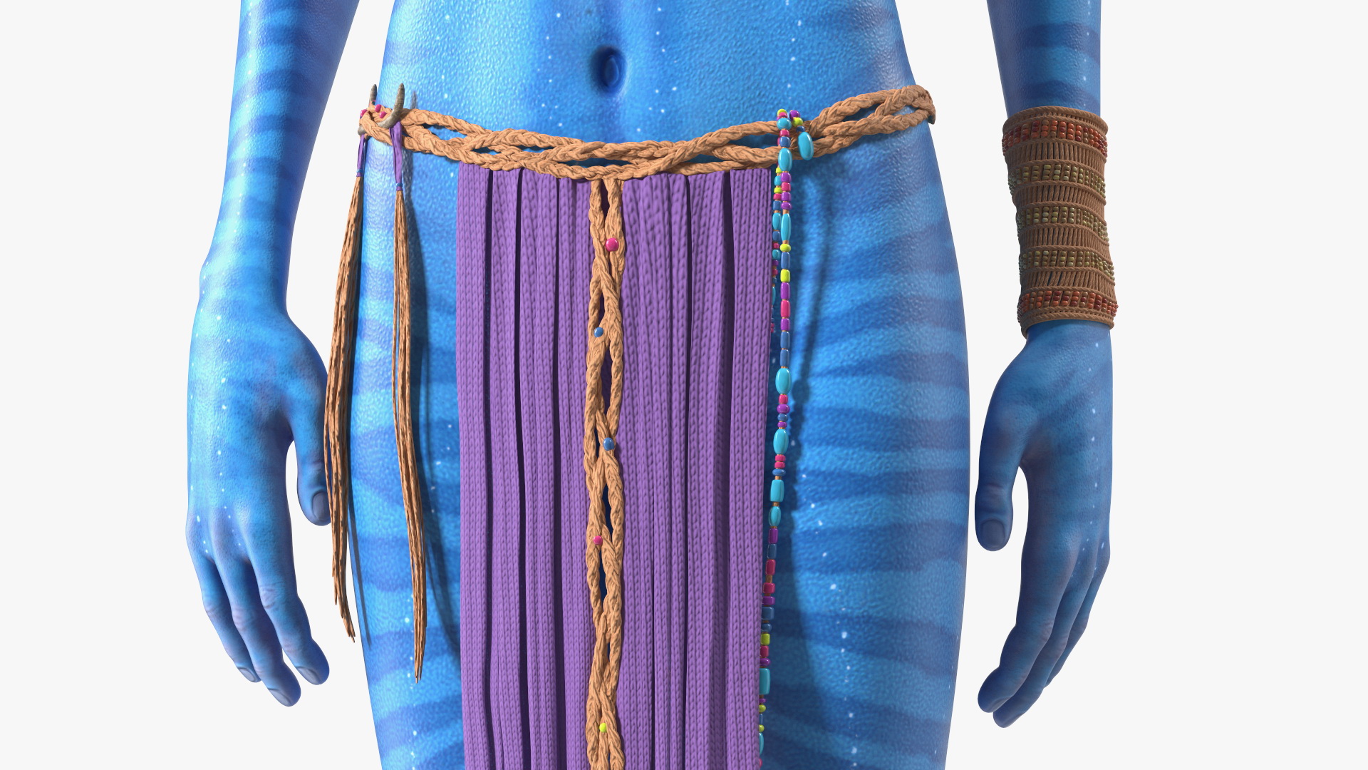 3D model Neytiri Avatar Rigged for Maya