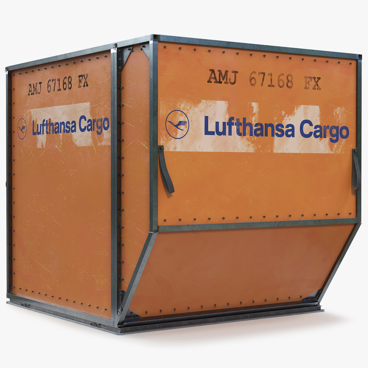 Lufthansa Cargo AKE LD3 Air Container Orange