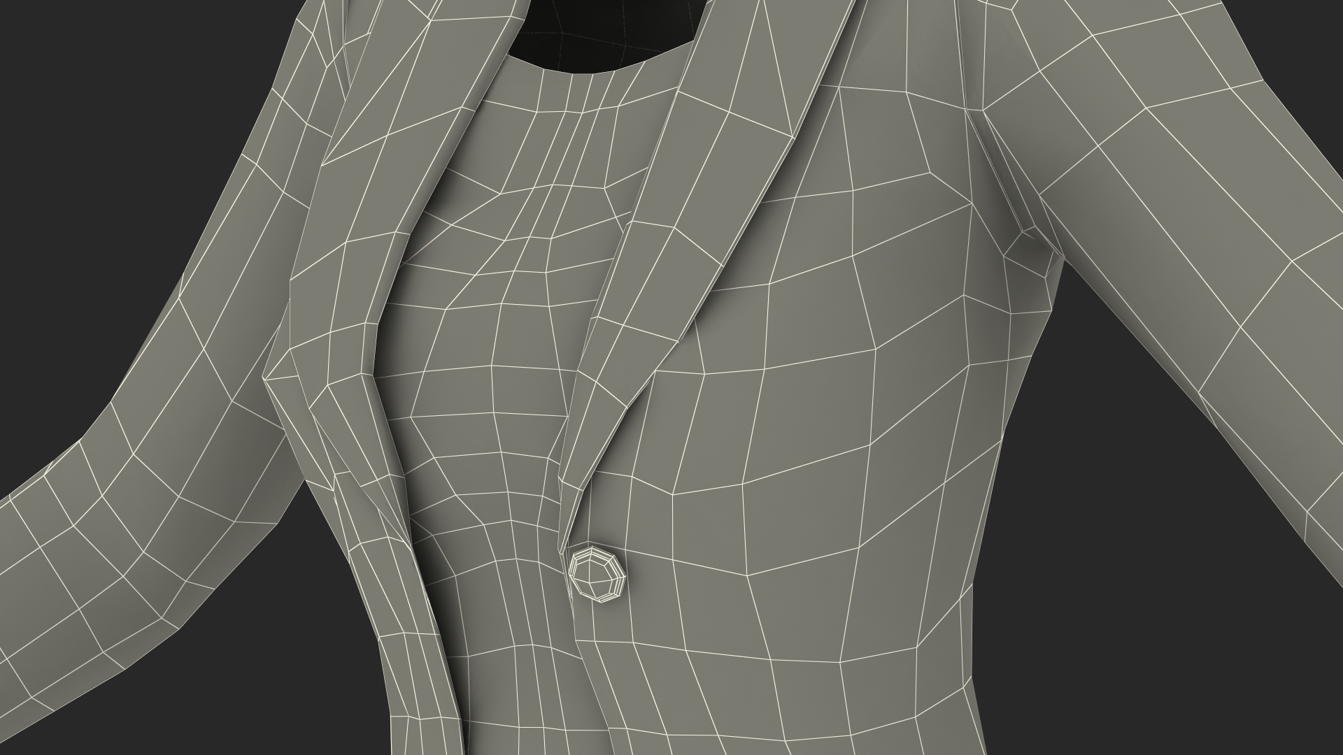 3D model Women's Urban Style Clothes with Denim Jacket