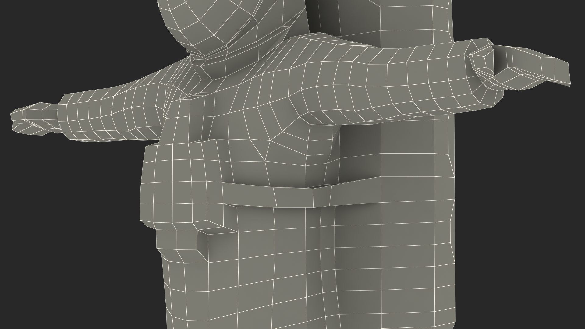 Astronaut Low Poly Rigged for Maya 3D model