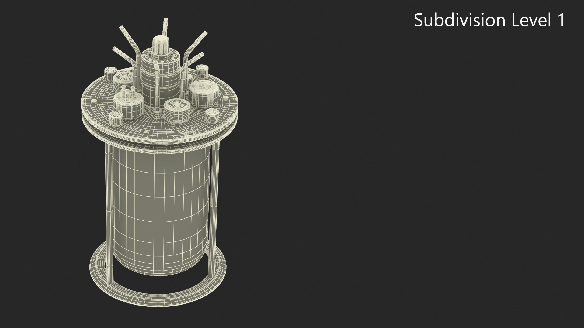 Small Glass Bioreactor 3D