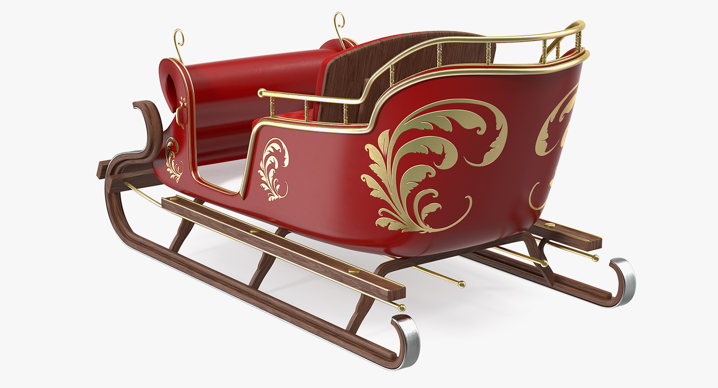 Santa Sleigh 3D