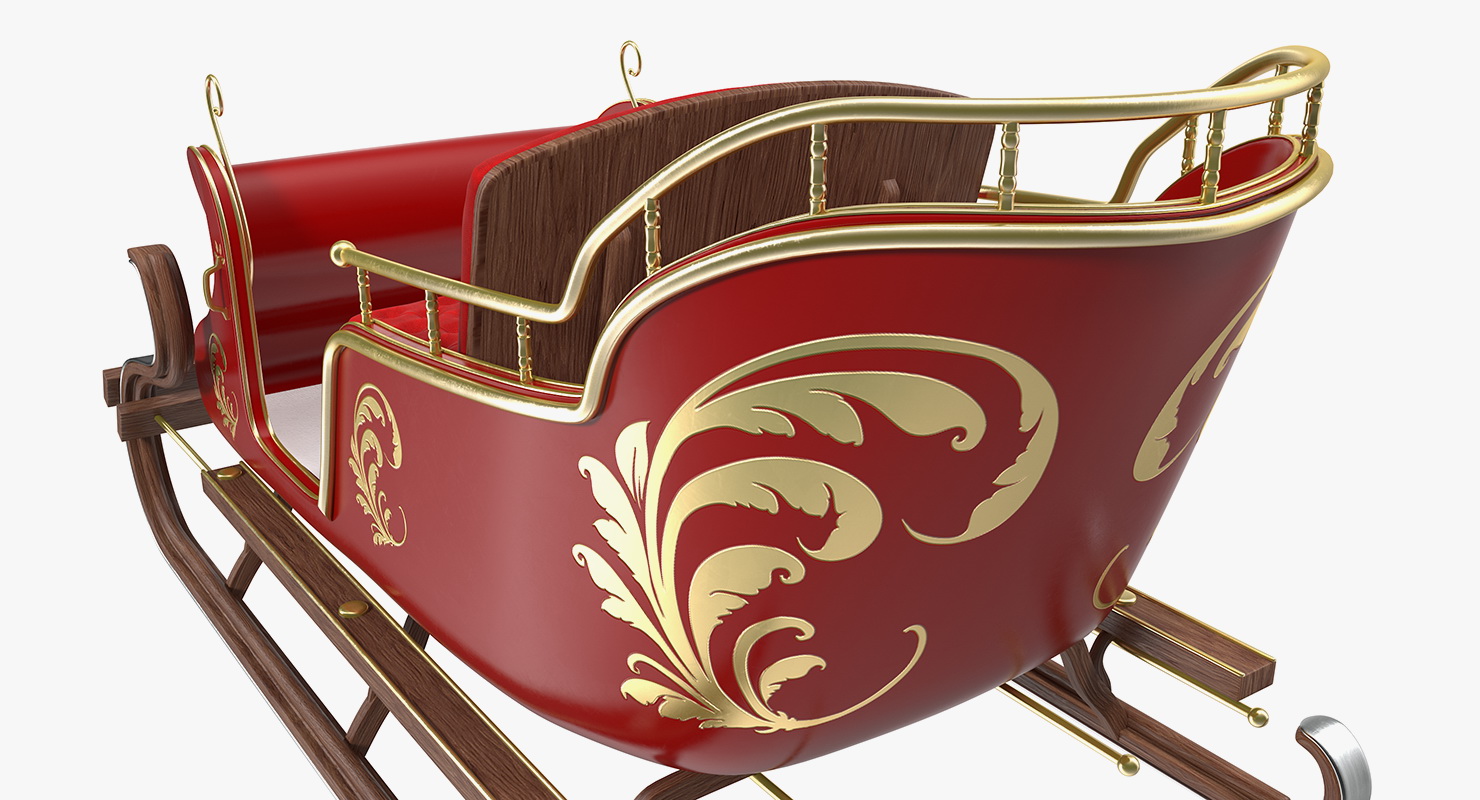 Santa Sleigh 3D