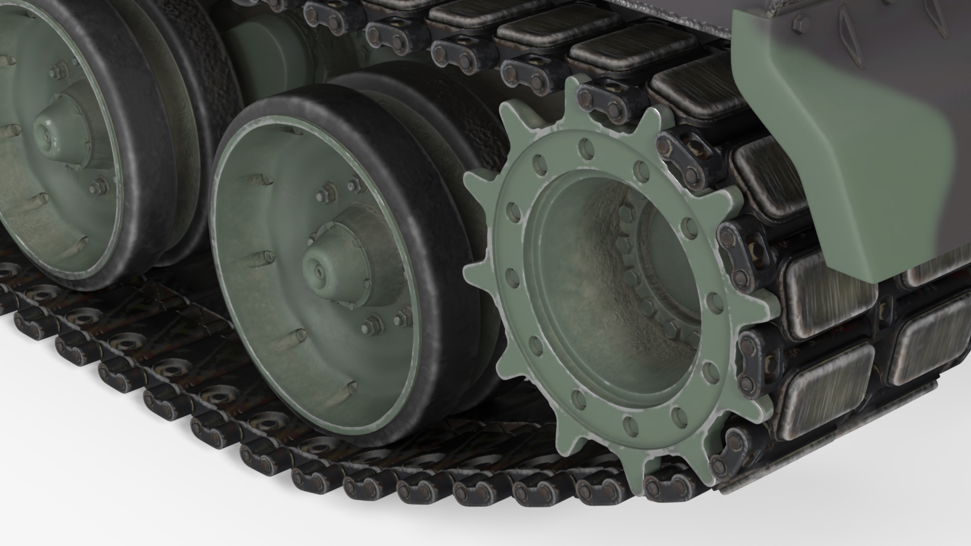 3D model K9 Thunder Howitzer Rigged for Cinema 4D