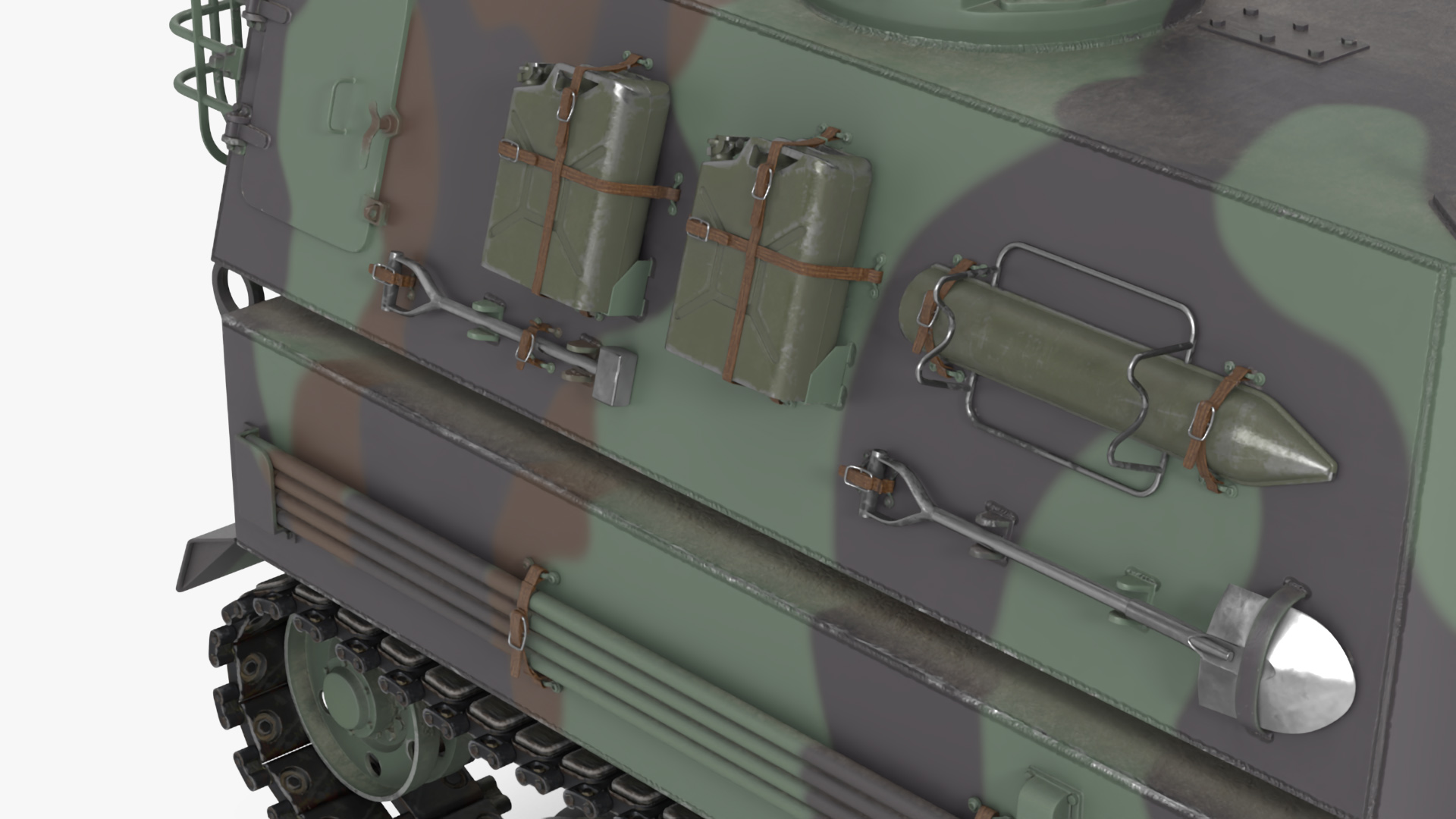 3D model K9 Thunder Howitzer Rigged for Cinema 4D