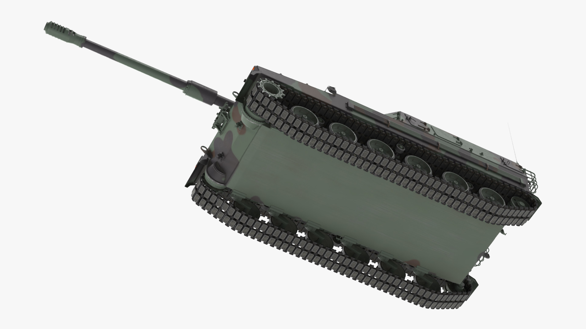 3D model K9 Thunder Howitzer Rigged for Cinema 4D