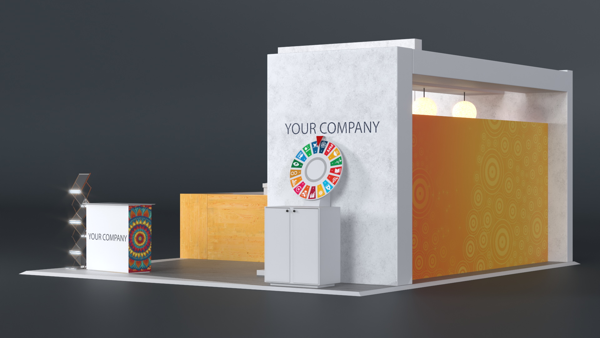 3D model Cozy Stand for Trade Show