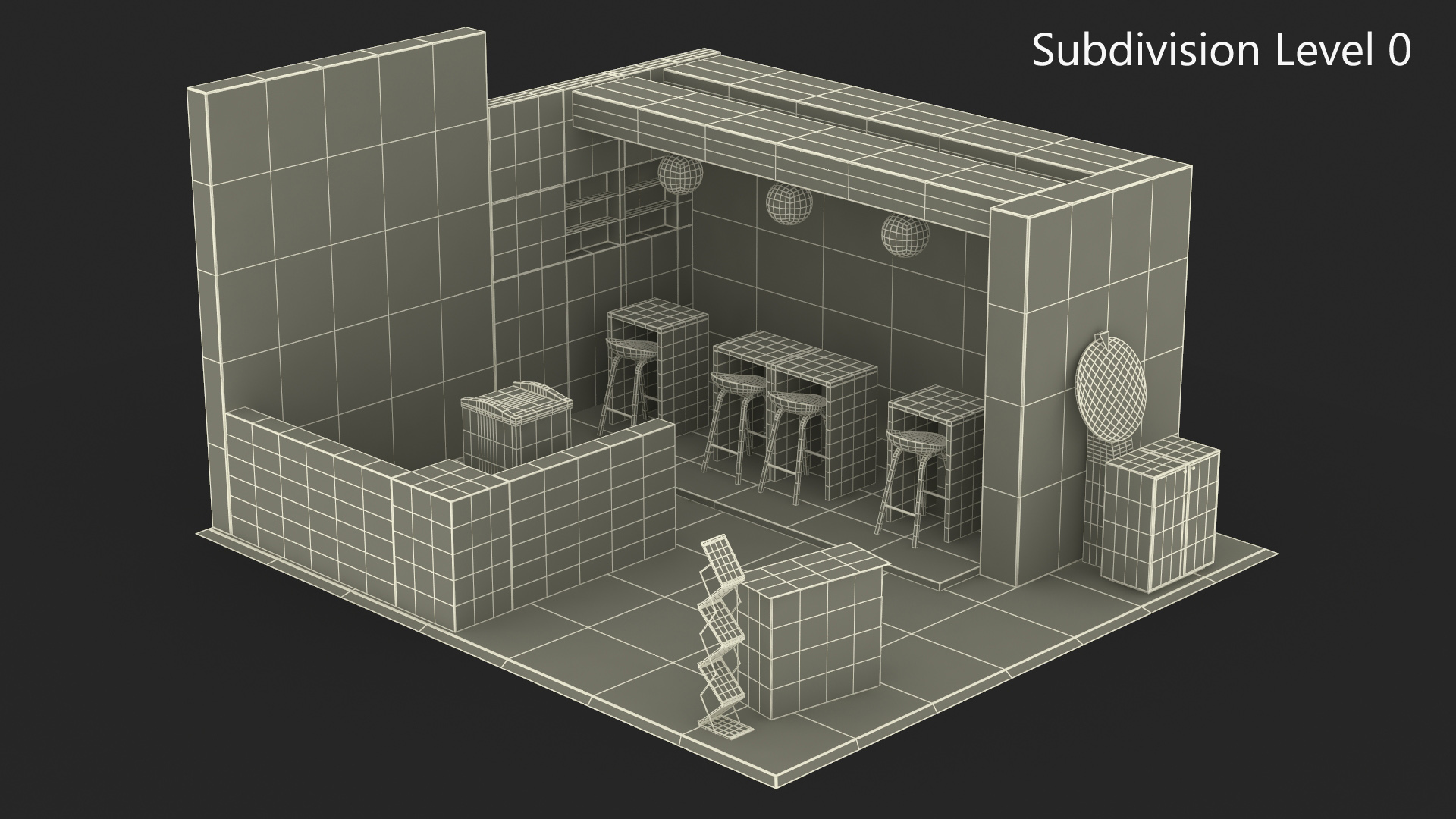 3D model Cozy Stand for Trade Show