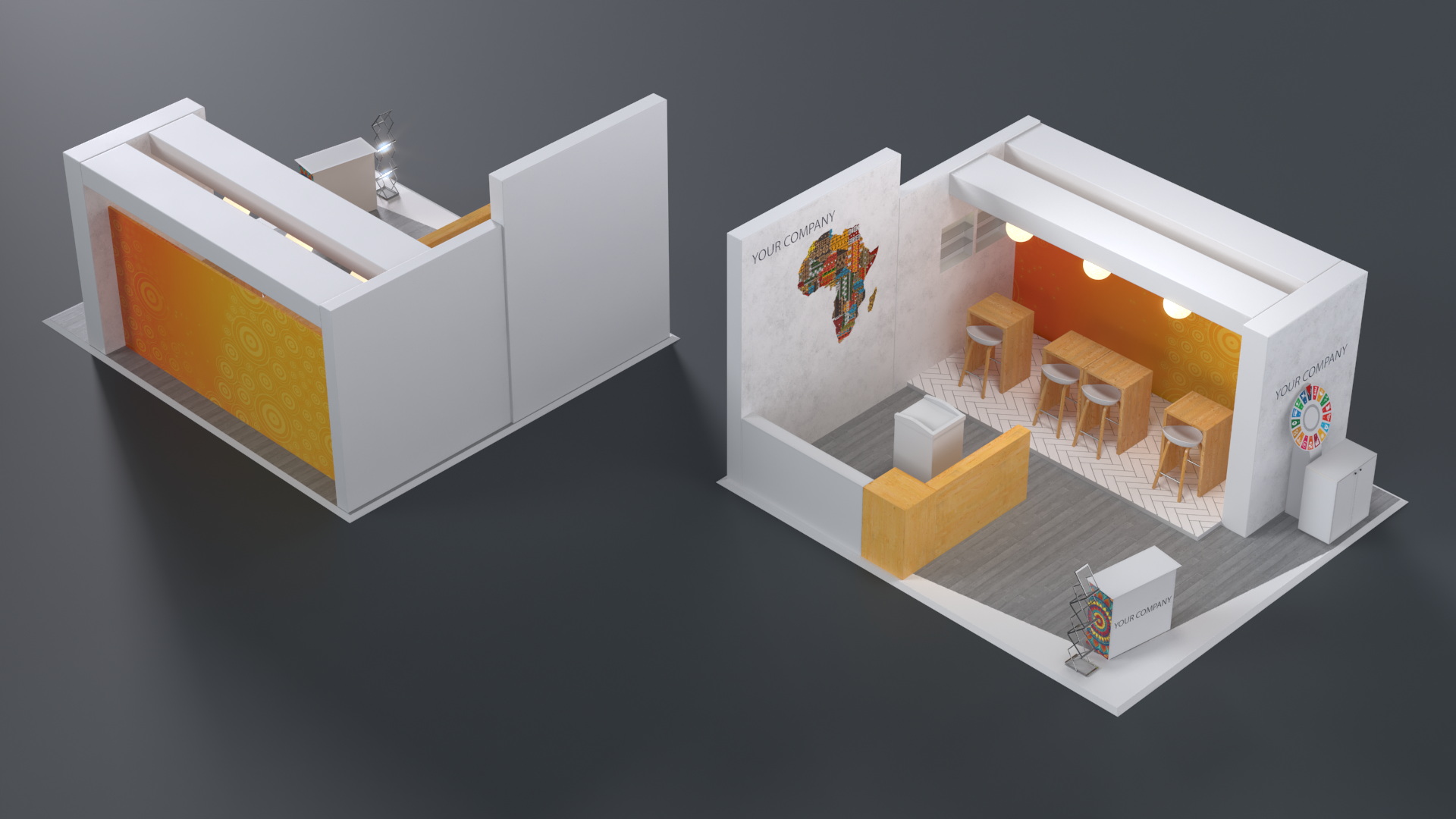 3D model Cozy Stand for Trade Show