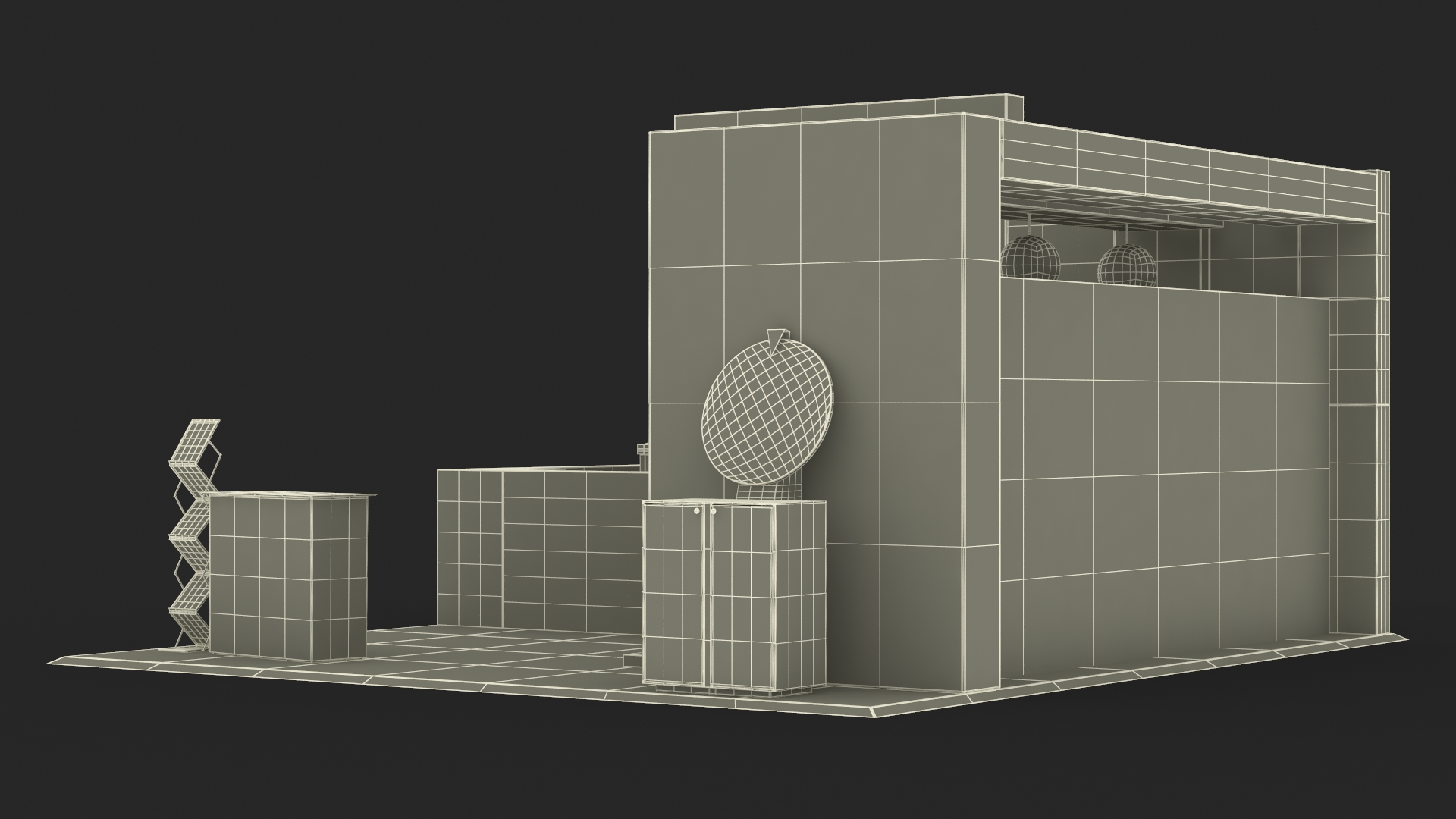 3D model Cozy Stand for Trade Show