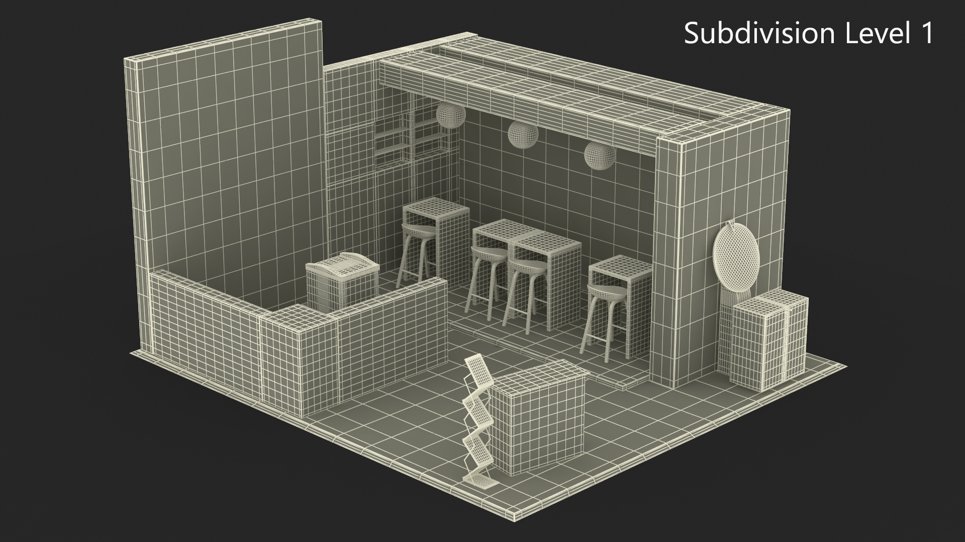 3D model Cozy Stand for Trade Show