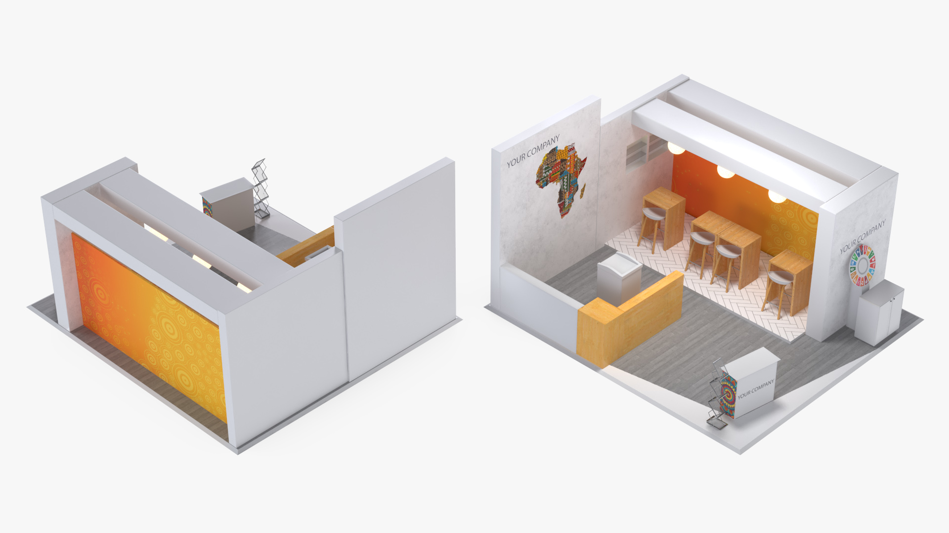 3D model Cozy Stand for Trade Show