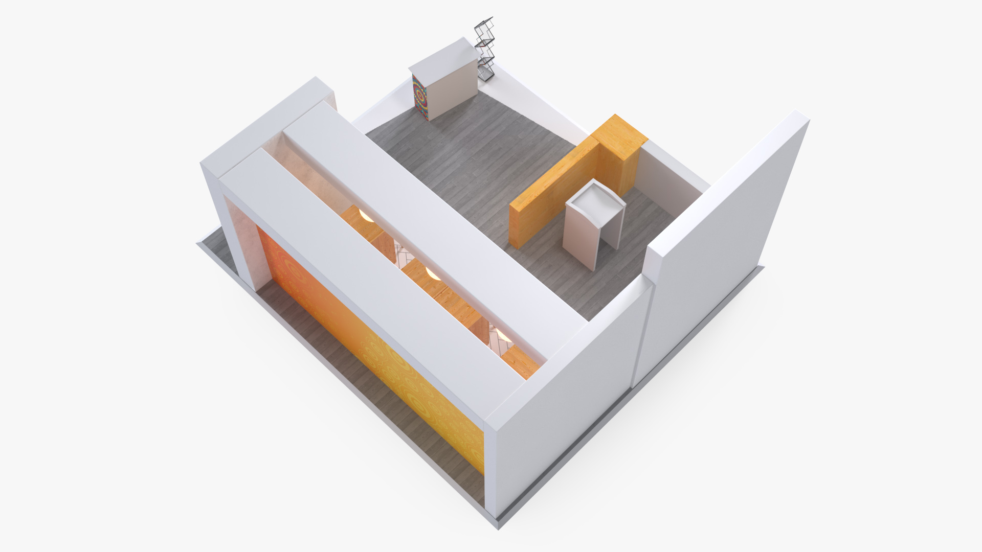 3D model Cozy Stand for Trade Show