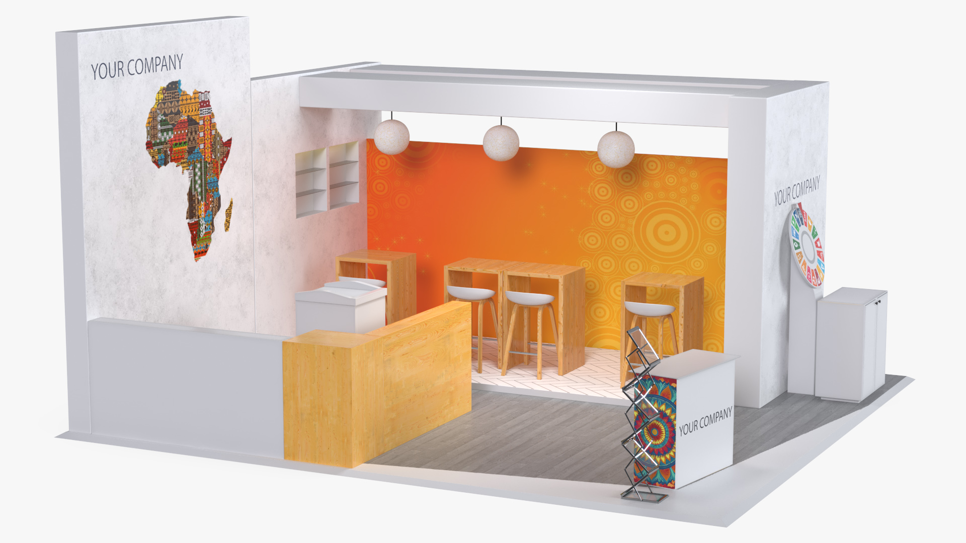 3D model Cozy Stand for Trade Show