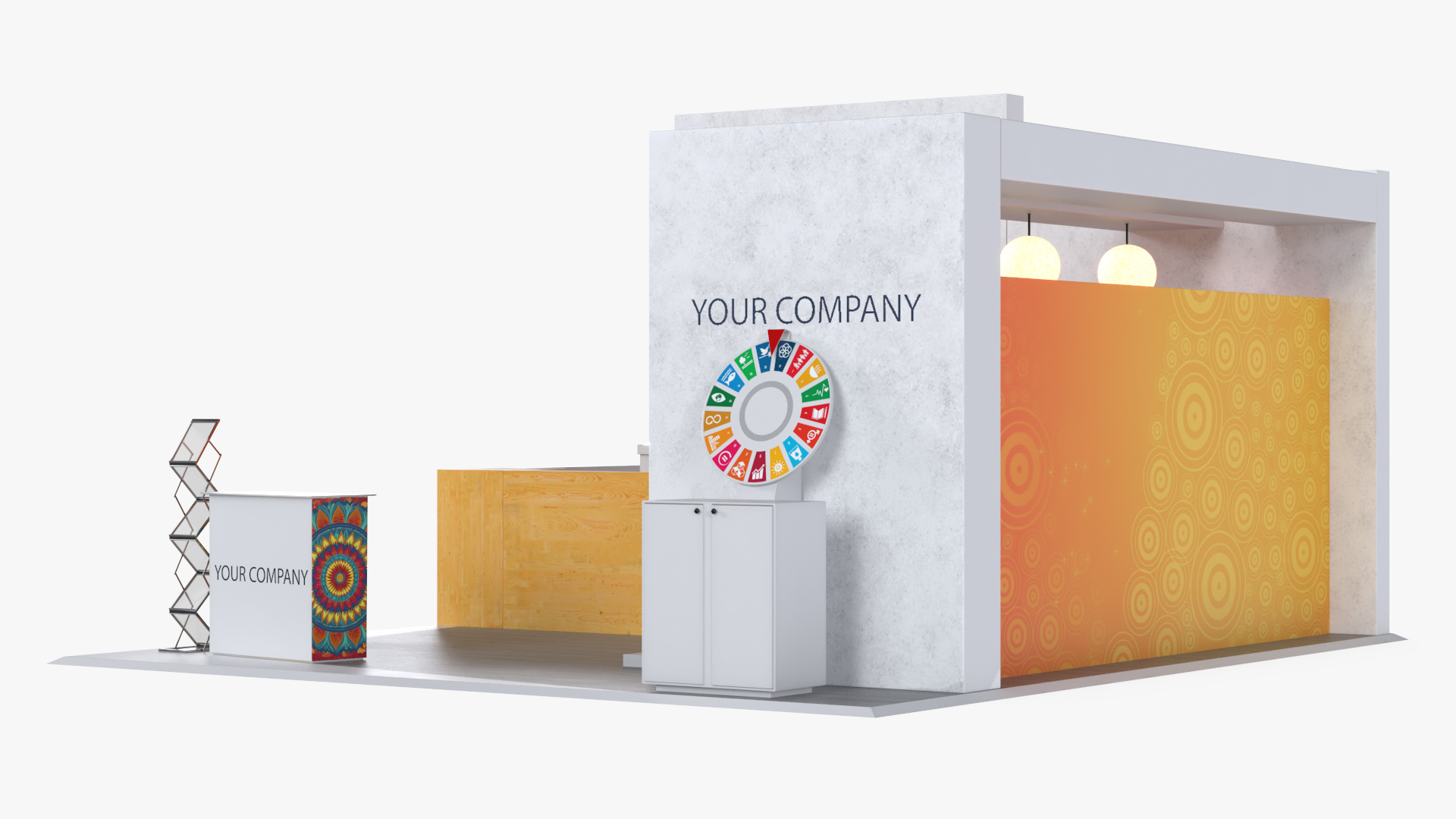 3D model Cozy Stand for Trade Show