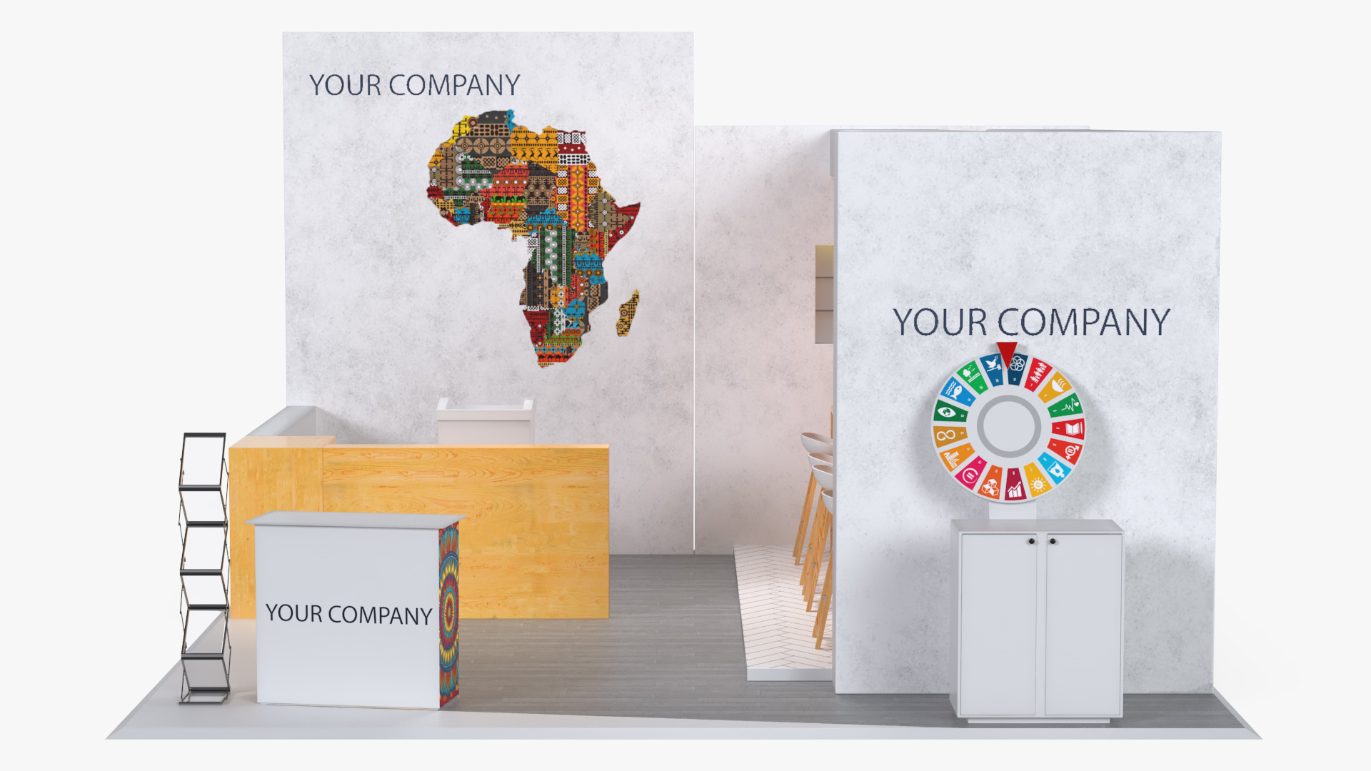 3D model Cozy Stand for Trade Show
