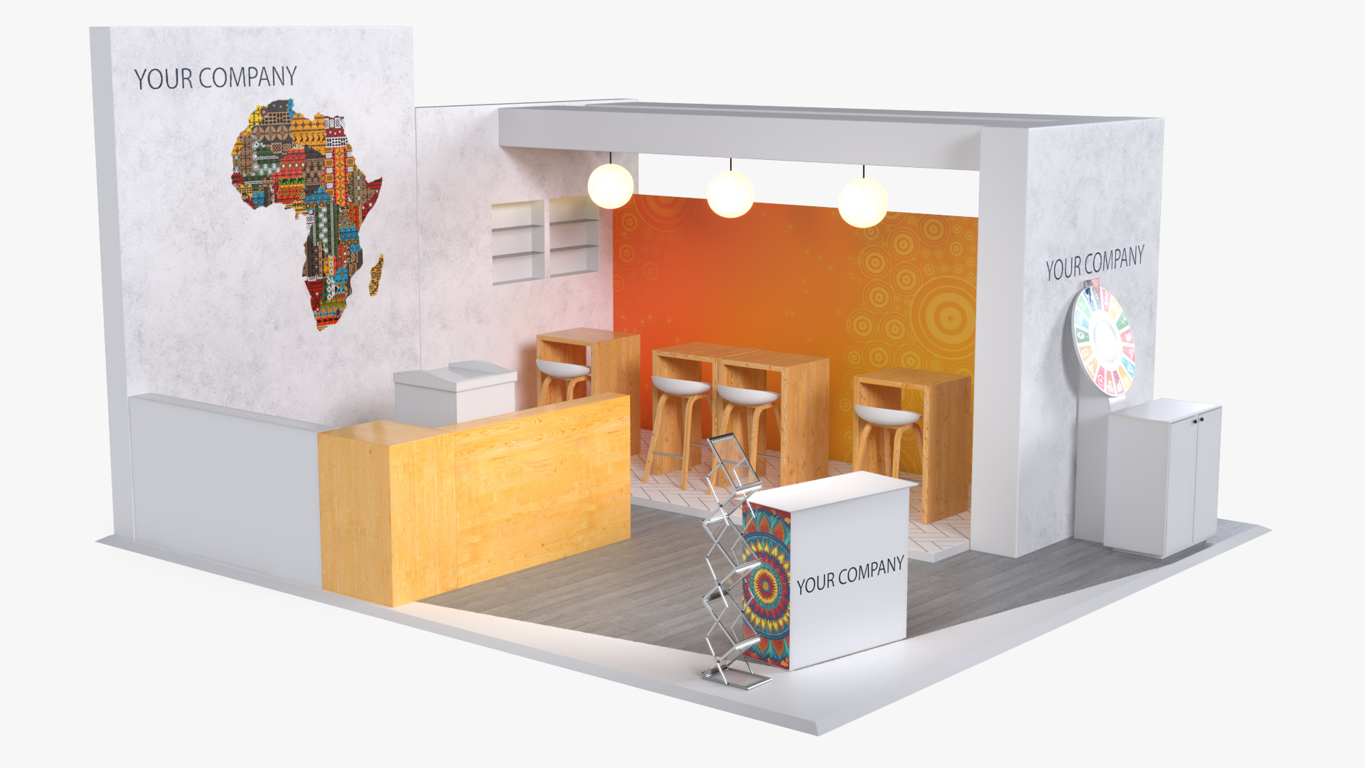 3D model Cozy Stand for Trade Show