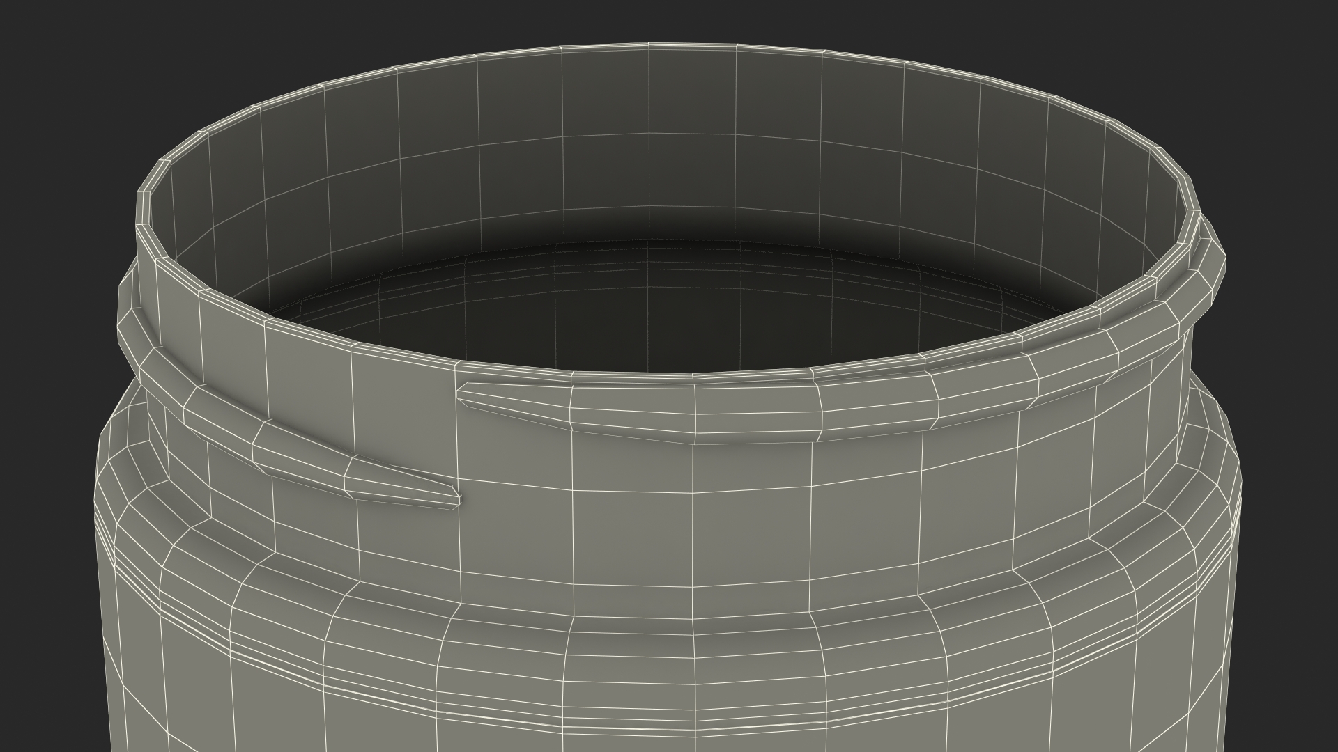 3D Sport Supplement Jar Blank